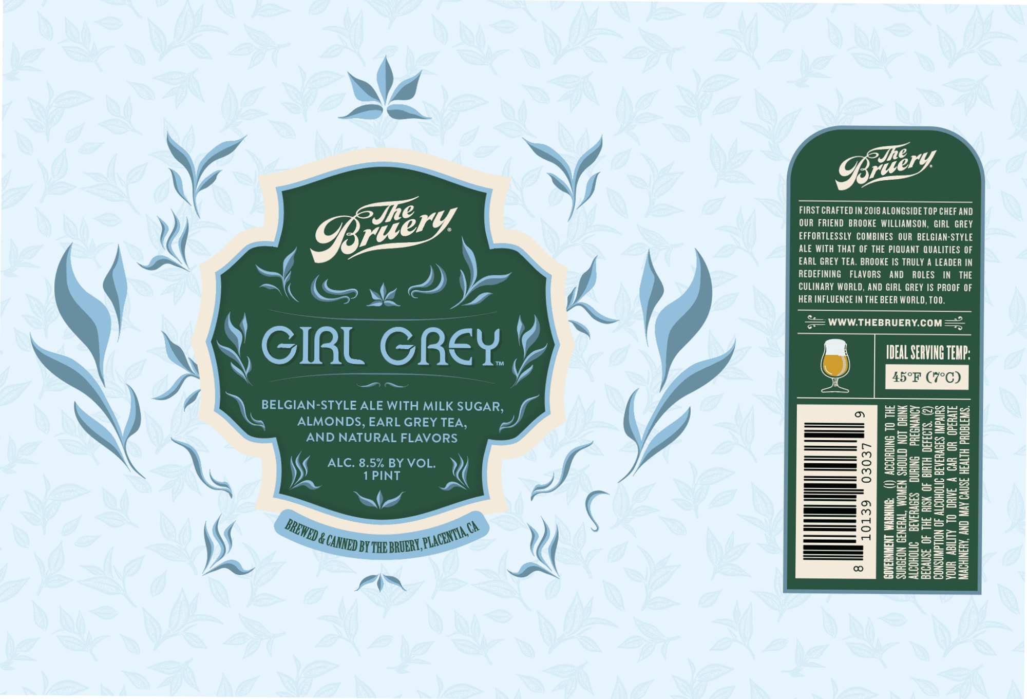 Girl Grey by The Bruery - beer label