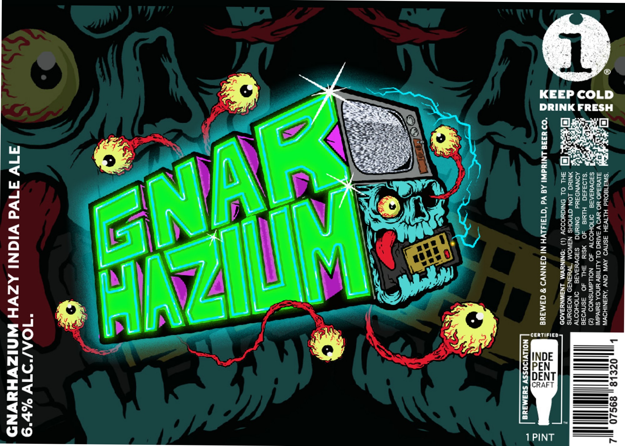 Gnarhazum by Imprint Beer Co. - beer label