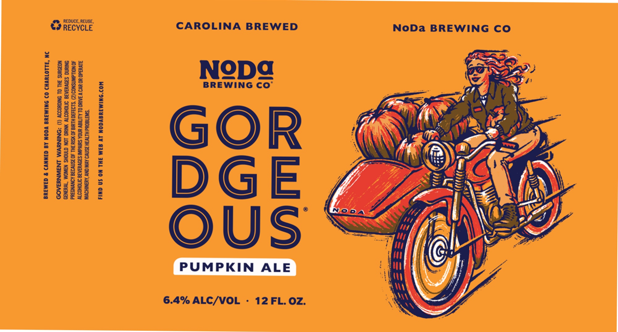 Gordgeous by NoDa Brewing Co. - beer label