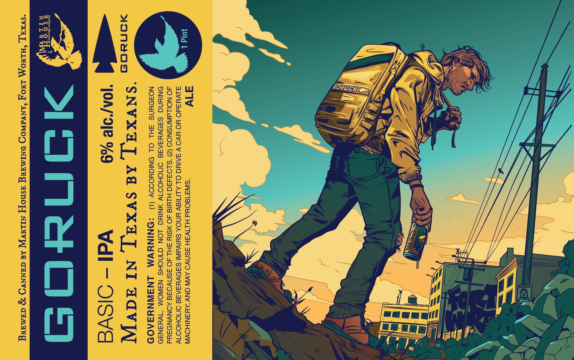 Goruck by Martin House Brewing Company - beer label
