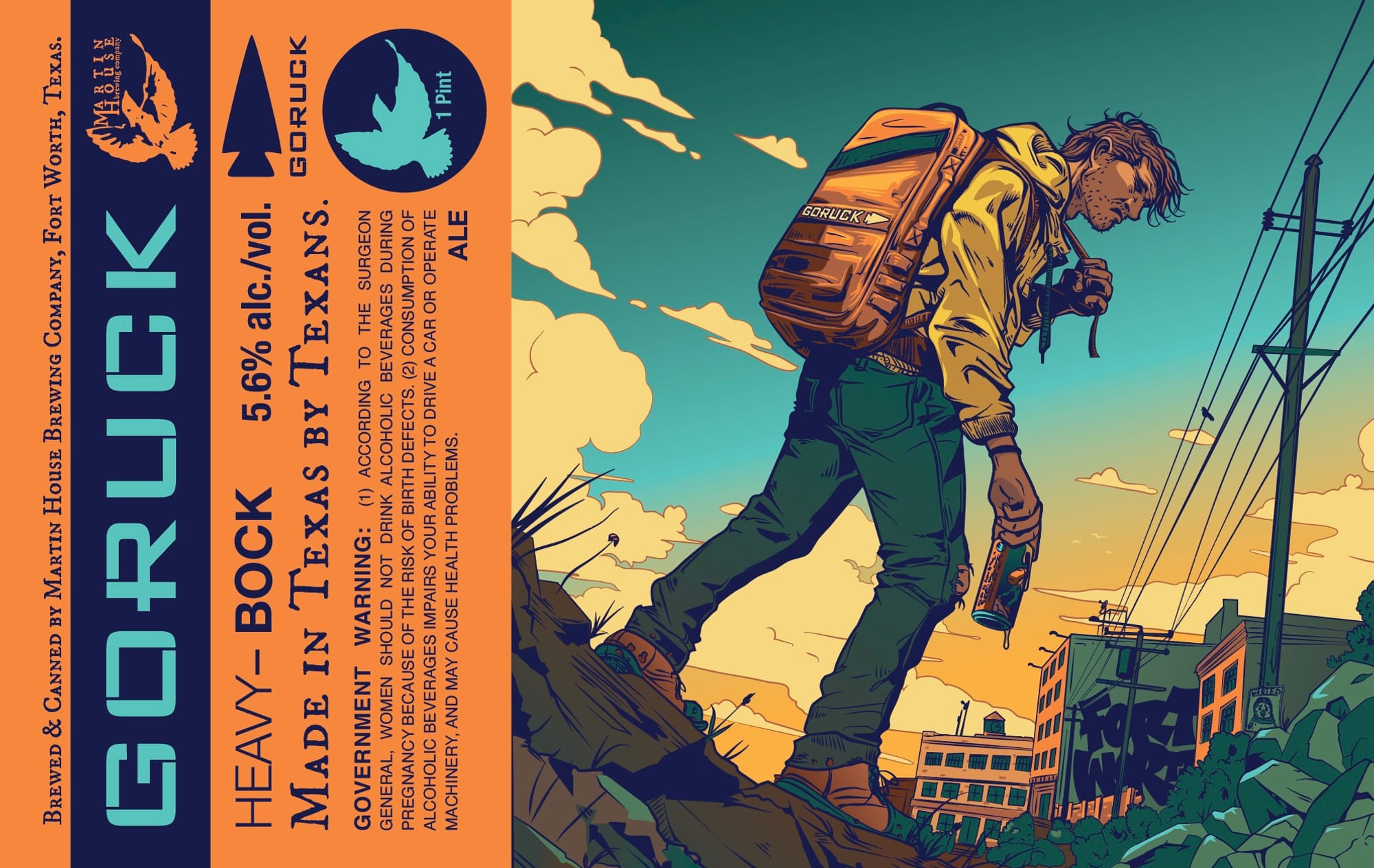 Goruck by Martin House Brewing Company - beer label