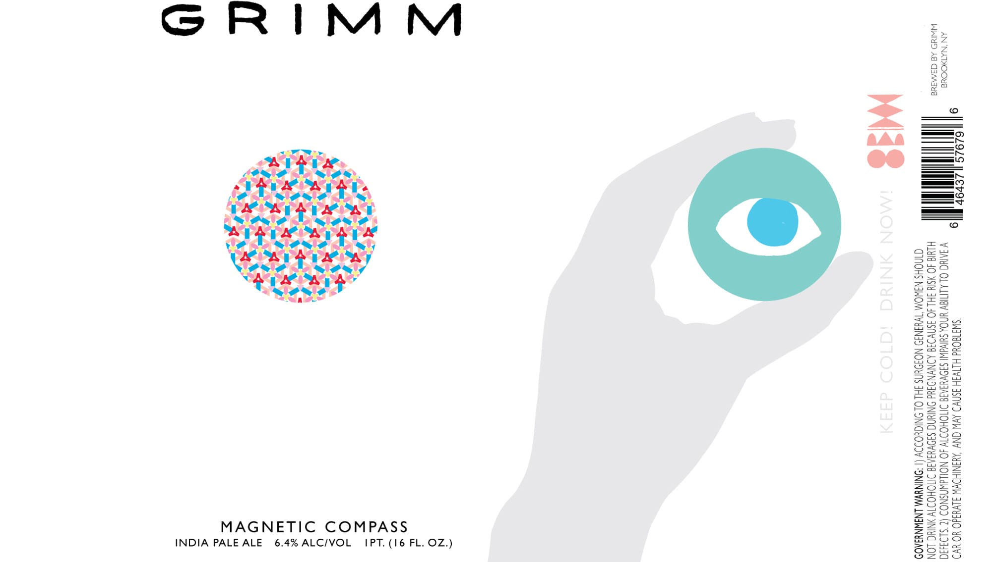 Magnetic Compass by Grimm Artisanal Ales - beer label