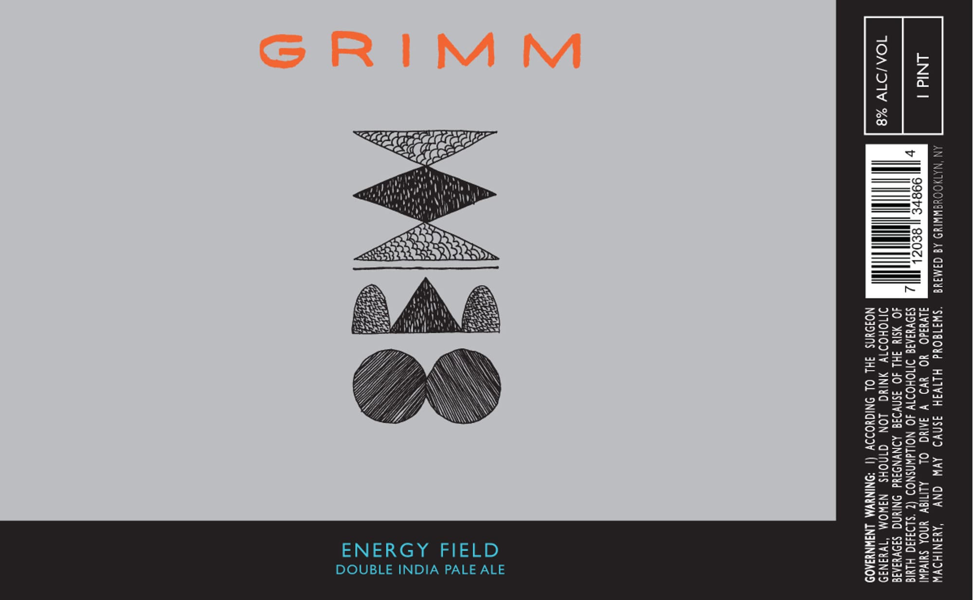 Energy Field by Grimm Artisan Ales - beer label