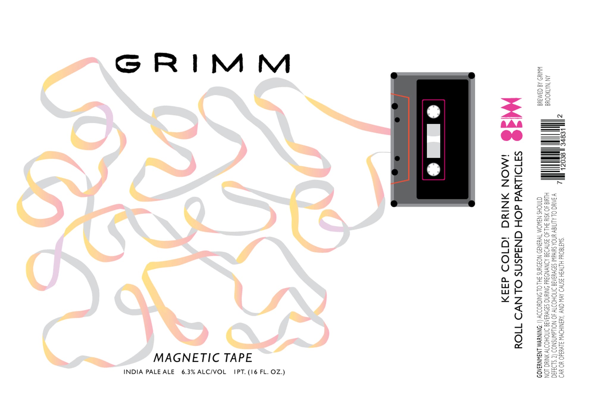 Magnetic Tape by Grimm Artisanal Ales - beer label