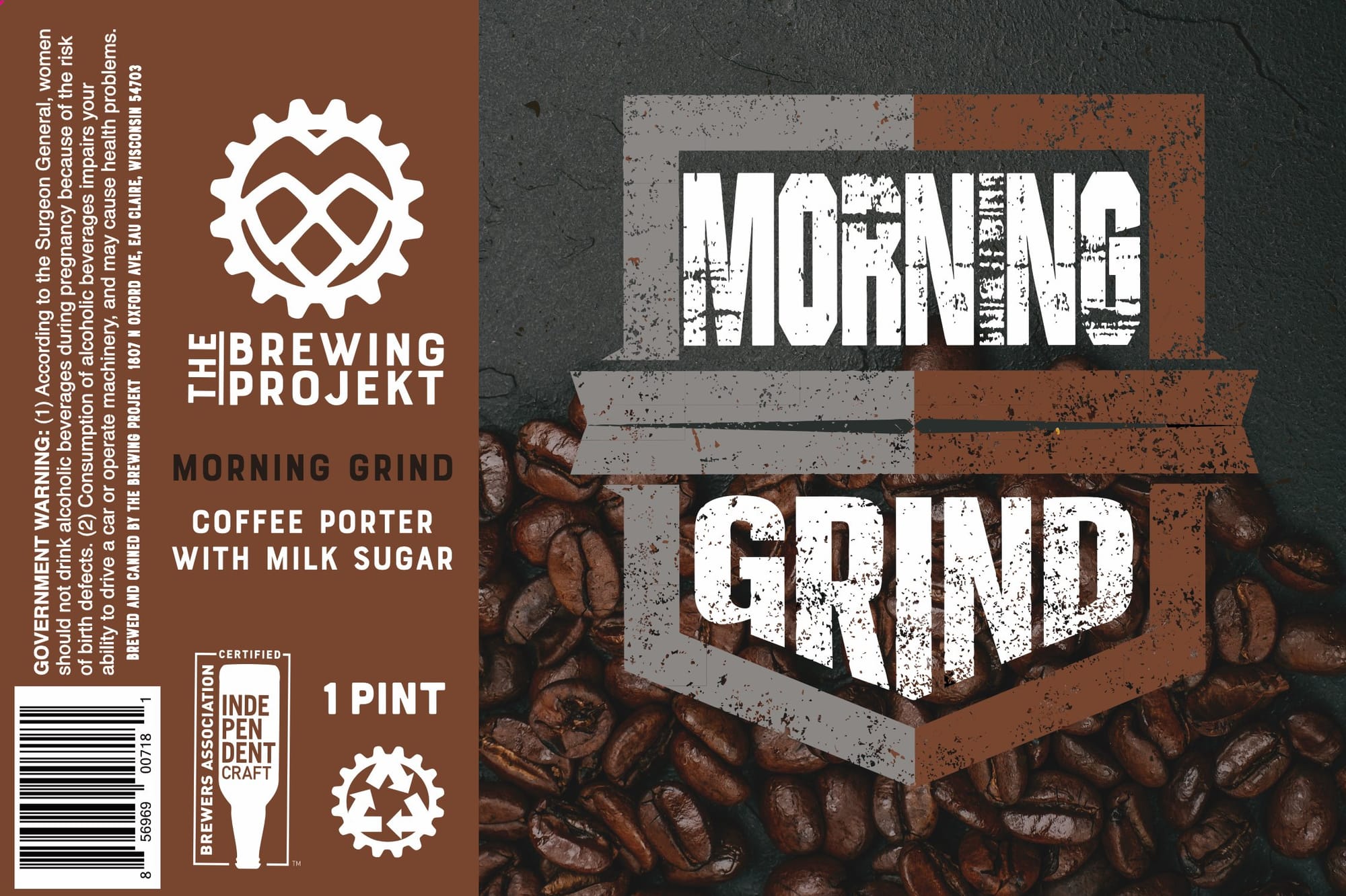 Morning Grind by The Brewing Projekt - beer label
