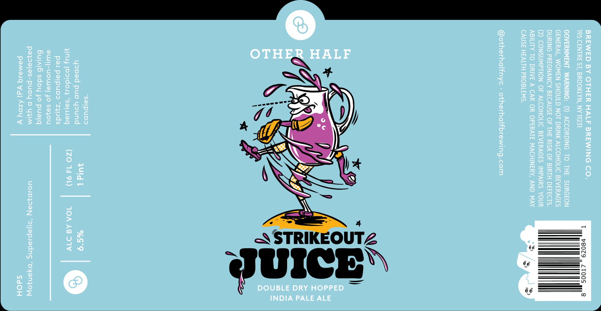 Strikeout Juice by Other Half Brewing Co. - beer label