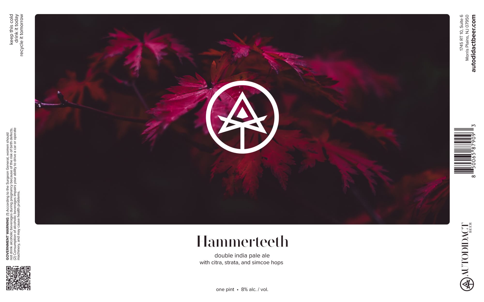 Hammertheeth by Autodidact Beer - beer label