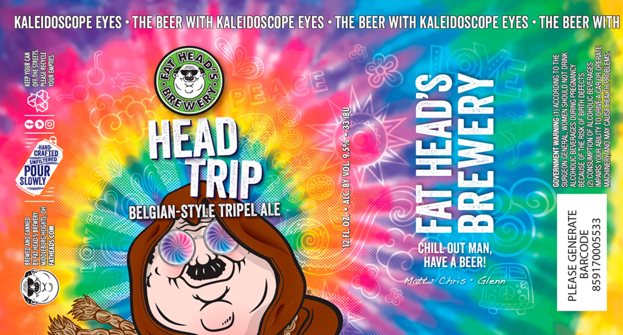 Head Trip by Fat Head's Brewery - beer label