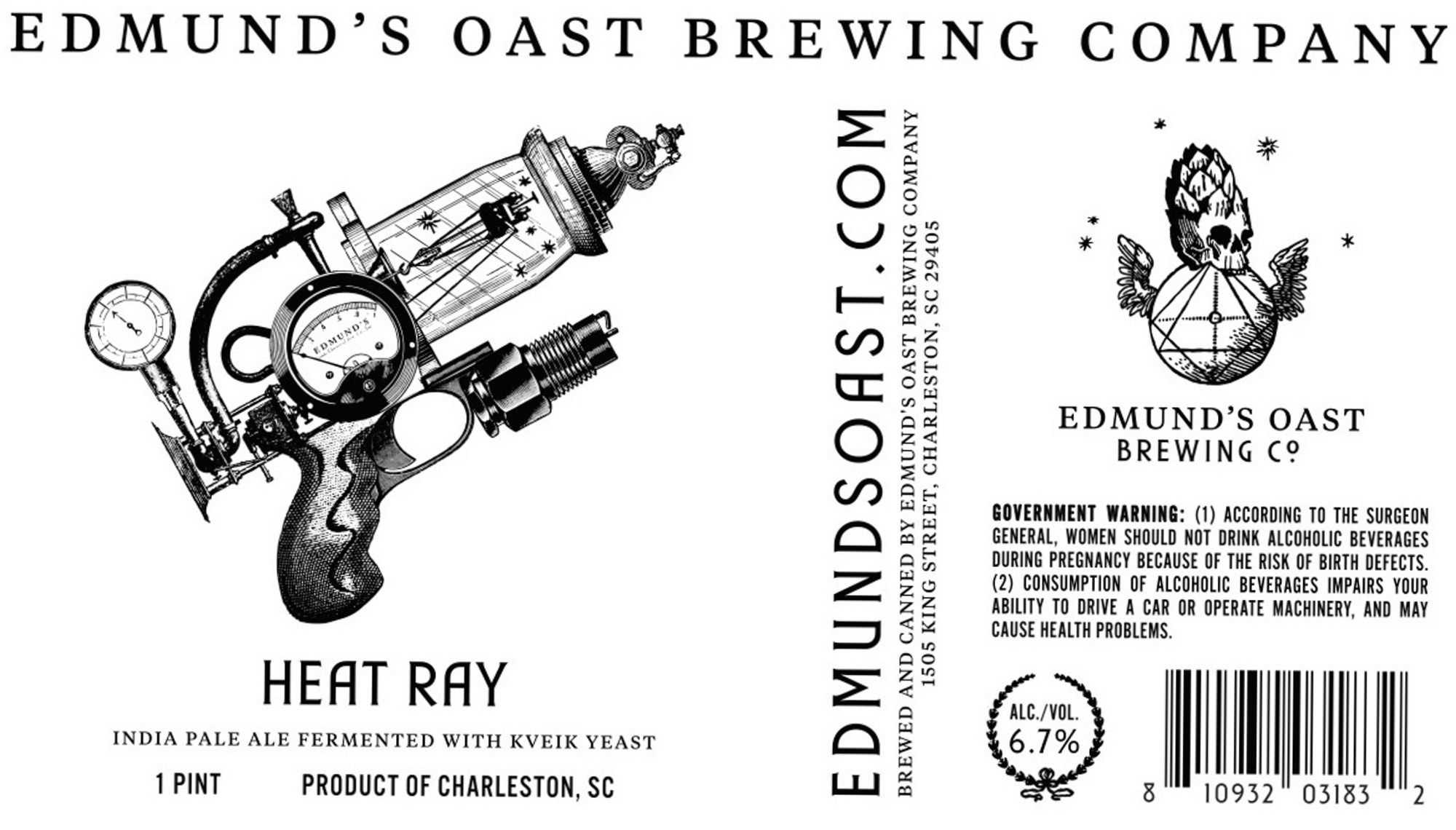 Heat Ray by Edmund’s Oast Brewing Company - beer label