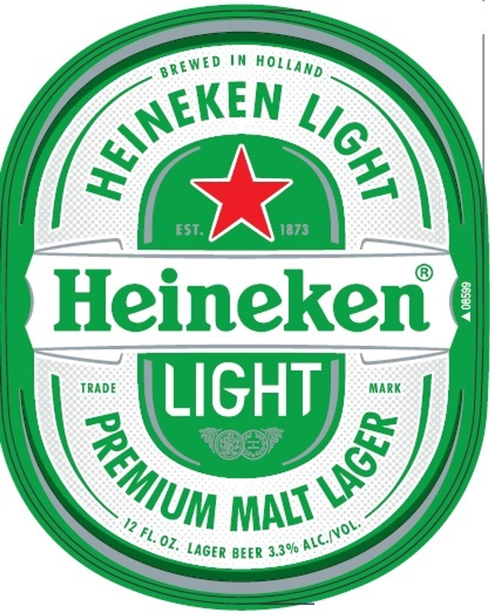 Heineken Light by Heineken - beer label