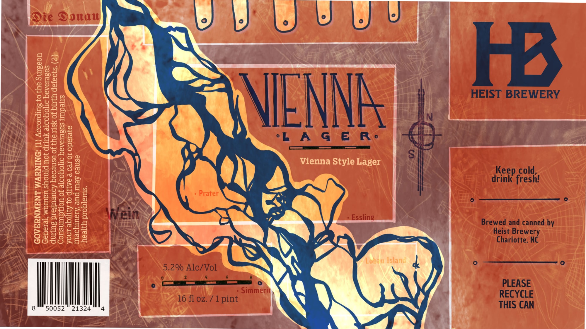 Vienna Lager by Heist Brewery - beer label
