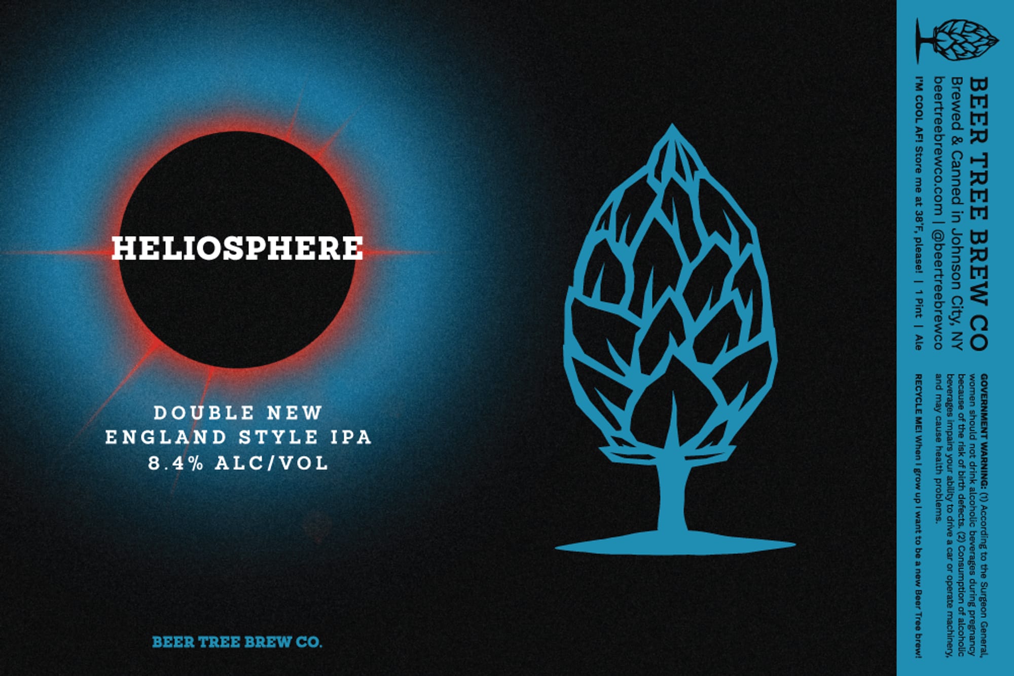 Heliosphere by Beer Tree Brew Co. - beer label