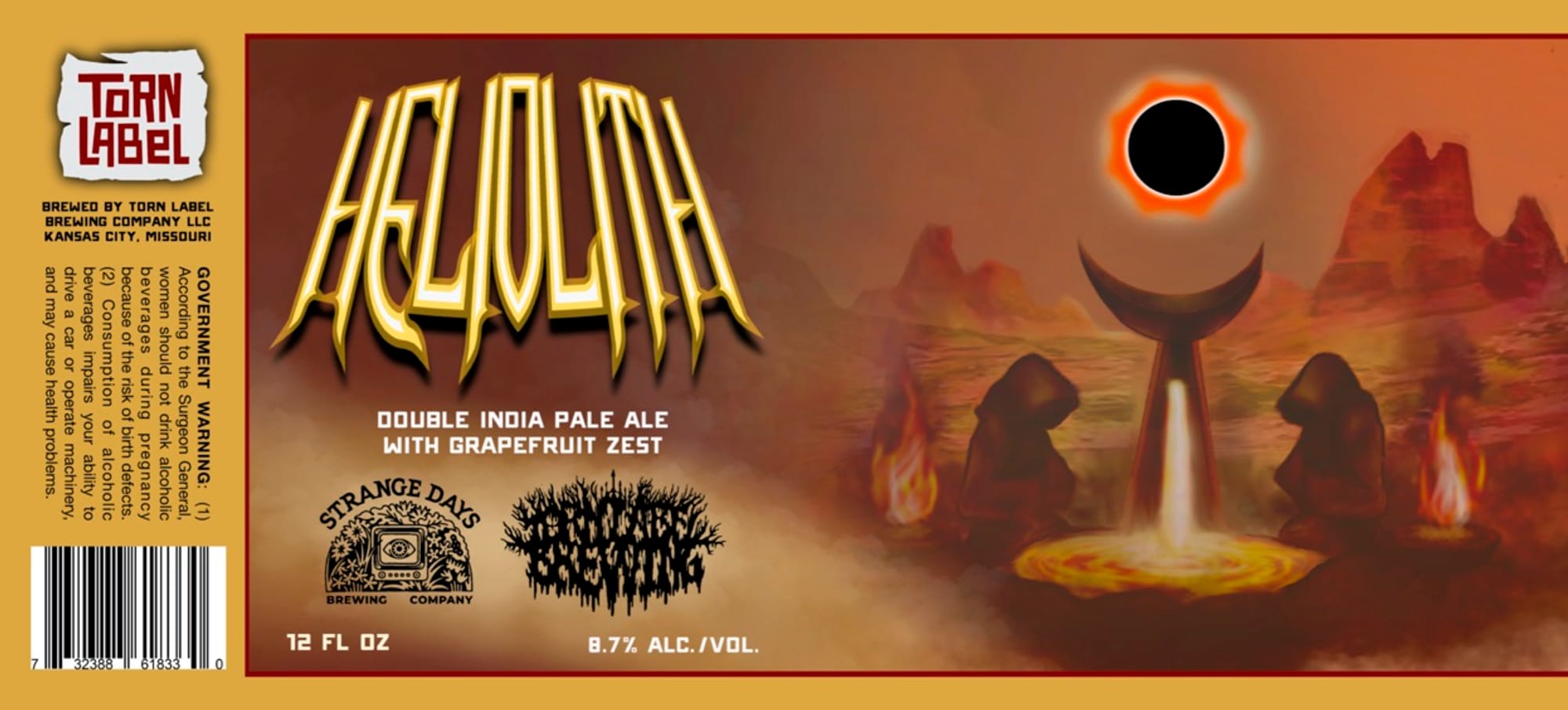 Helldaya by Torn Label - beer label
