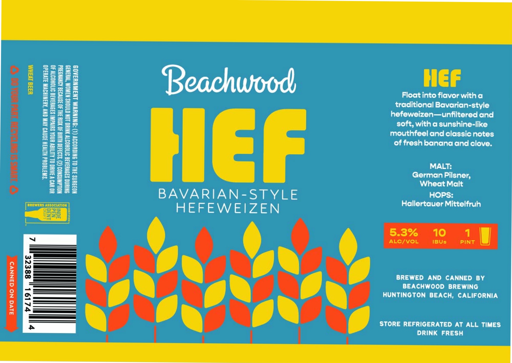 Hief by Beachwood Brewing - beer label