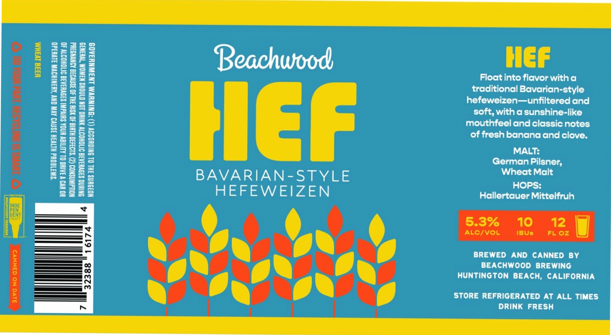 Hief by Beachwood Brewing - beer label