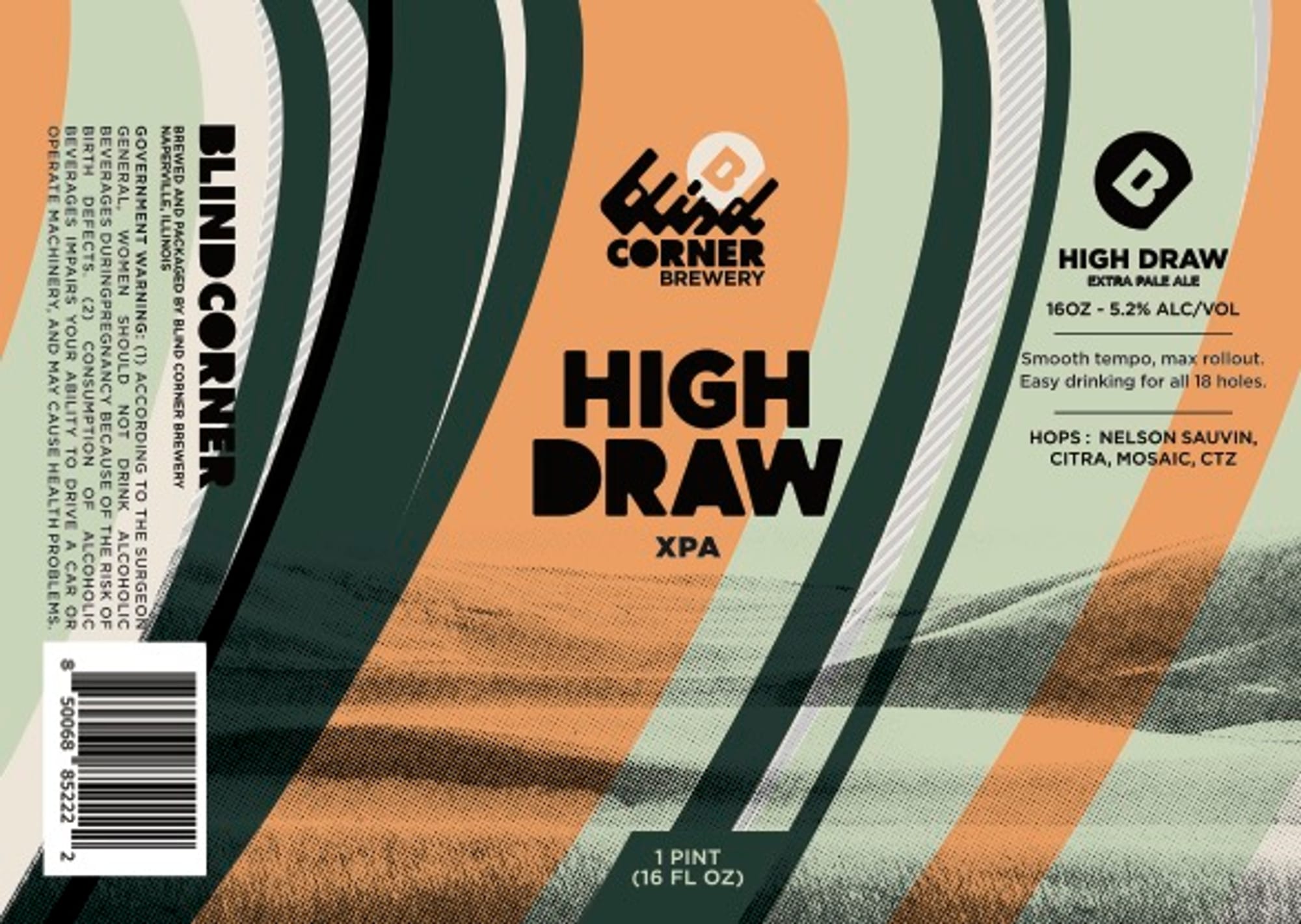 High Draw by Blind Corner Brewery - beer label