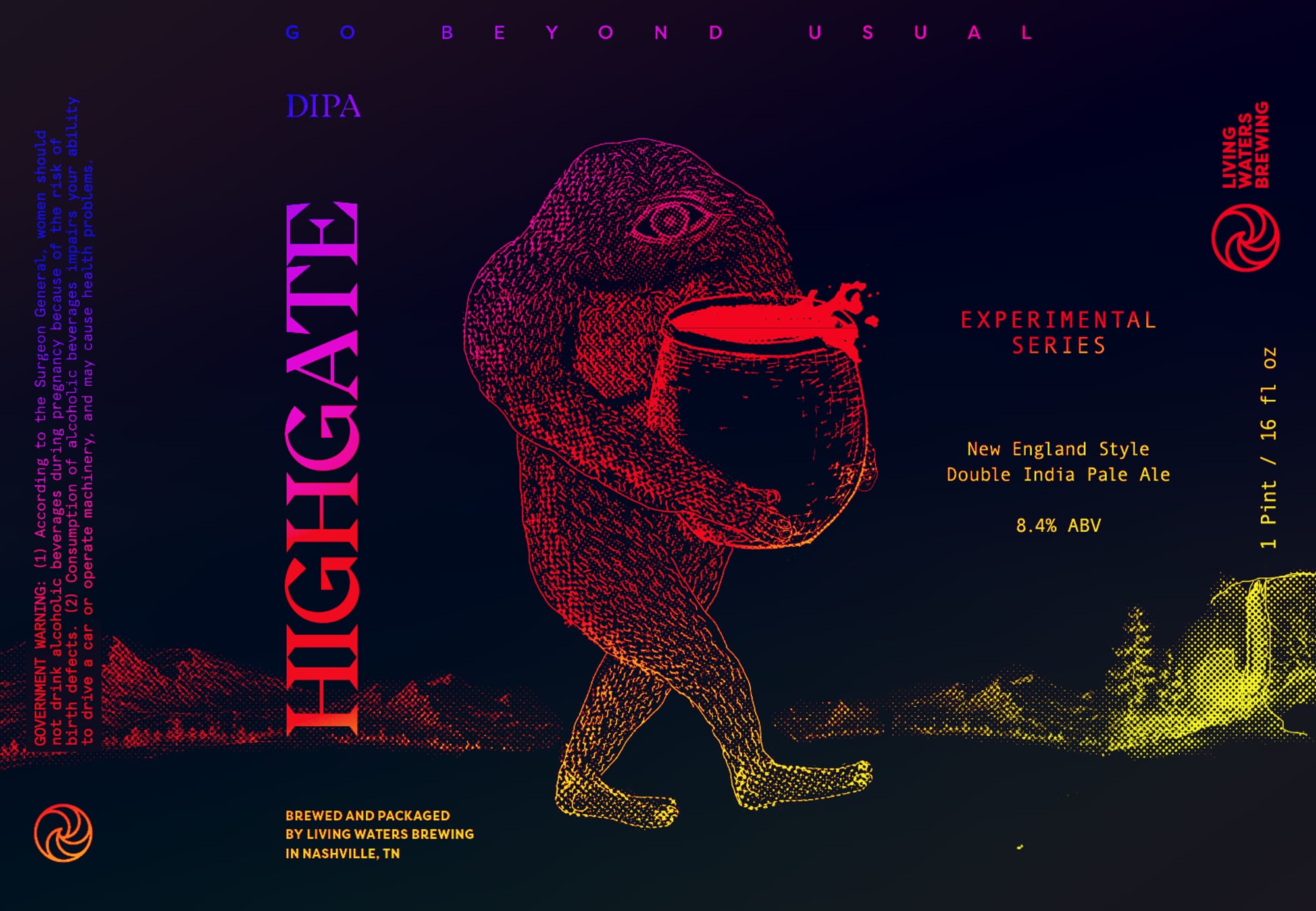 Highgate by Living Waters Brewing - beer label