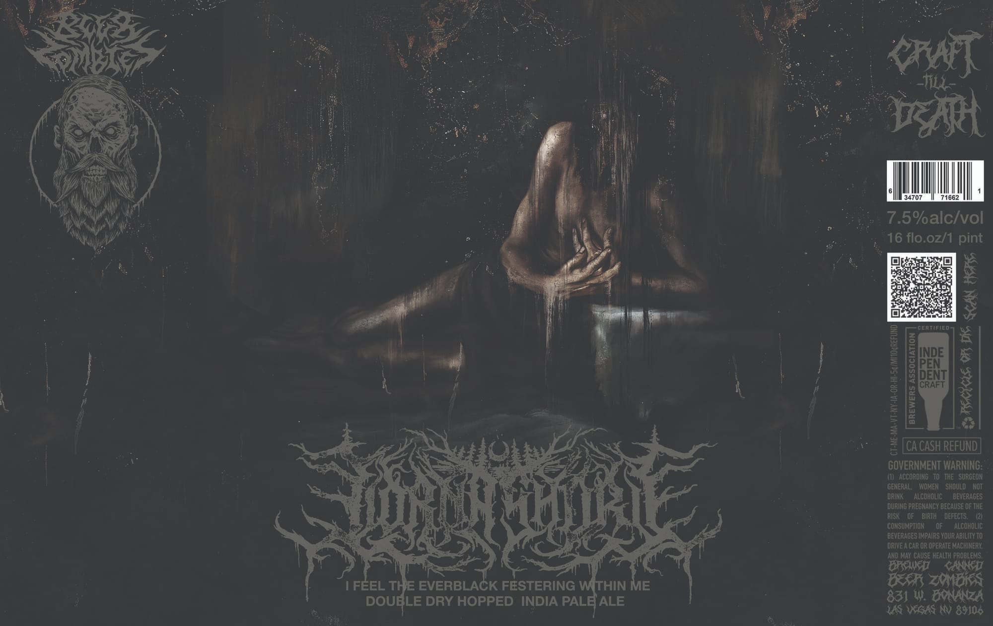 Doomscribe by Hop Culture Brewing Co. - beer label