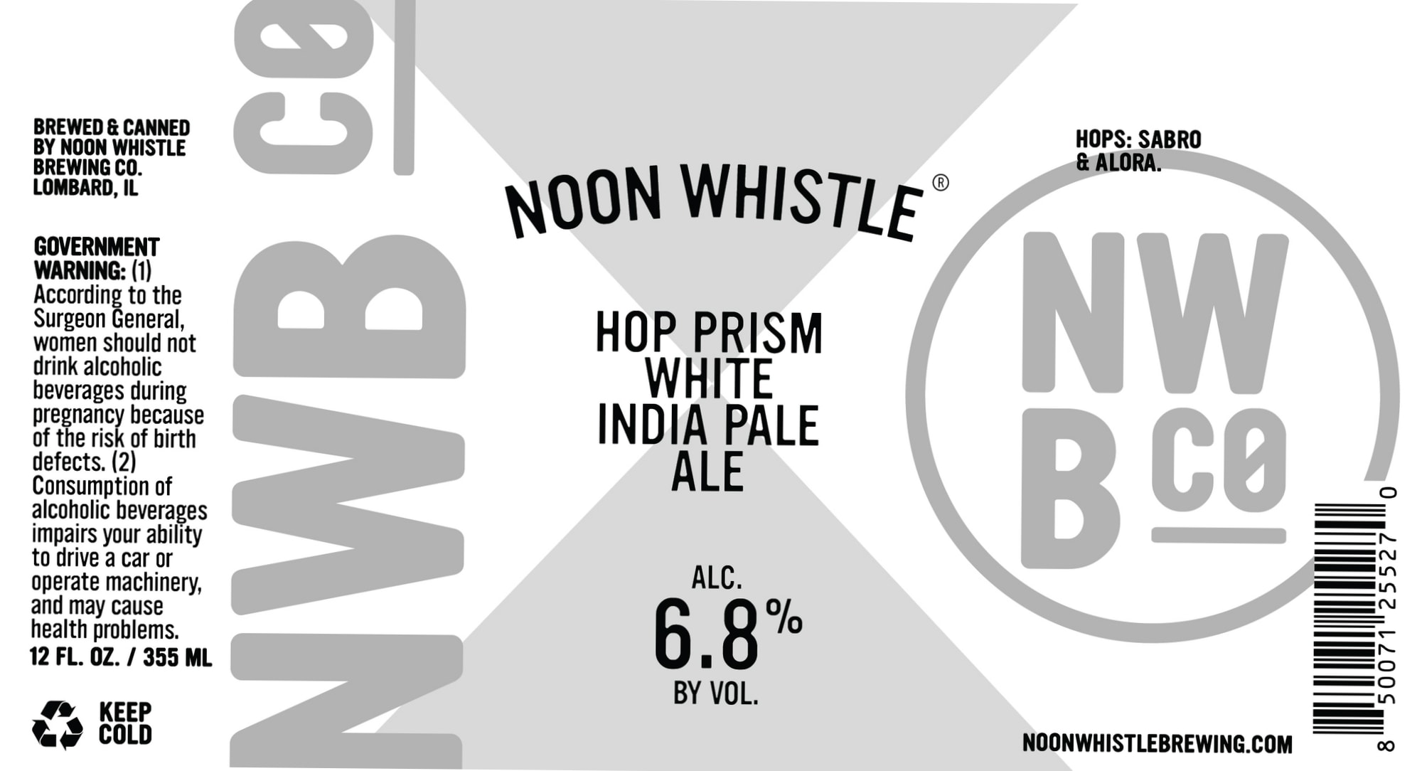Hop Prism by Noon Whistle Brewing Co. - beer label