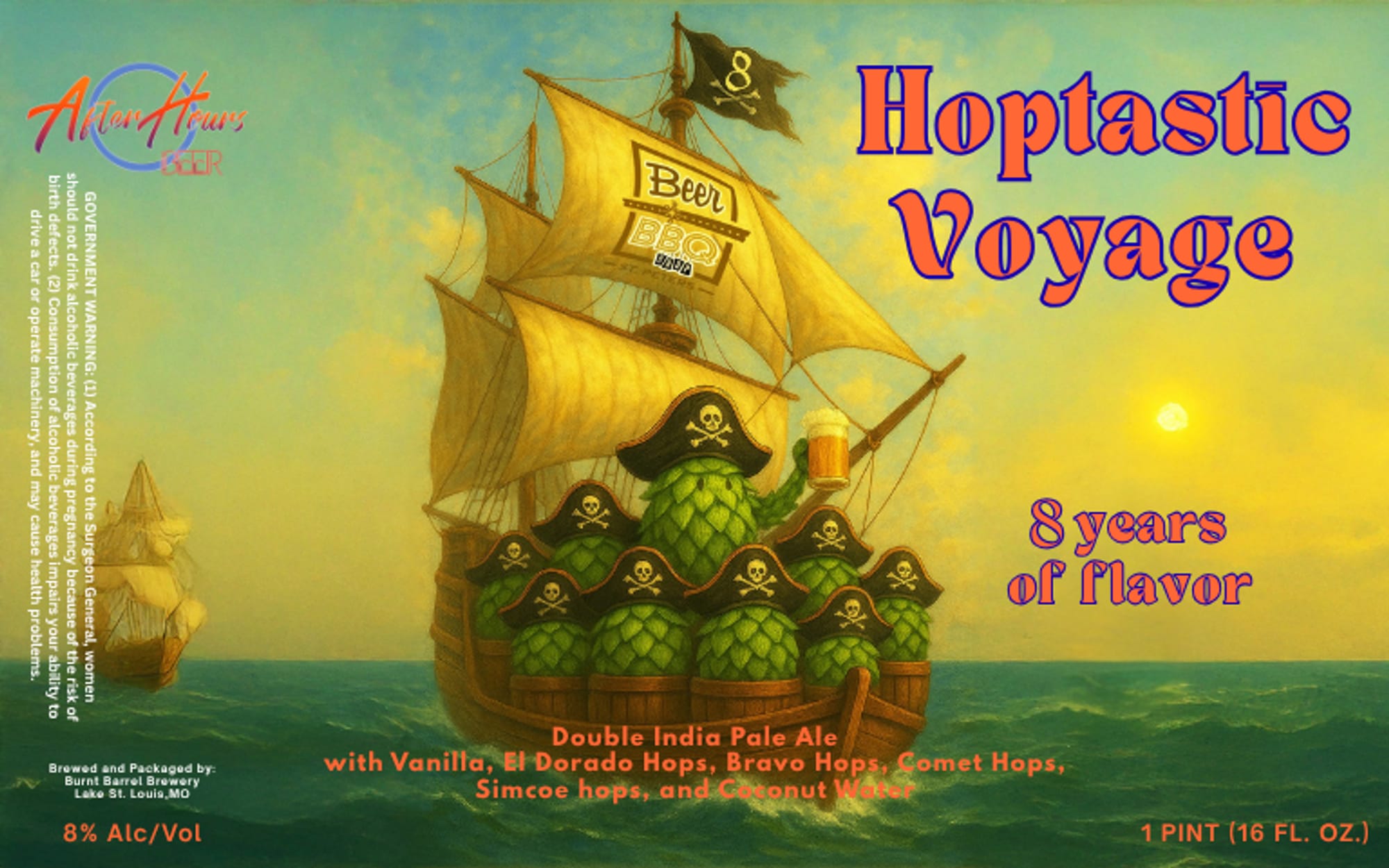 Hoplastic Voyage by Alaskan Treasures - beer label