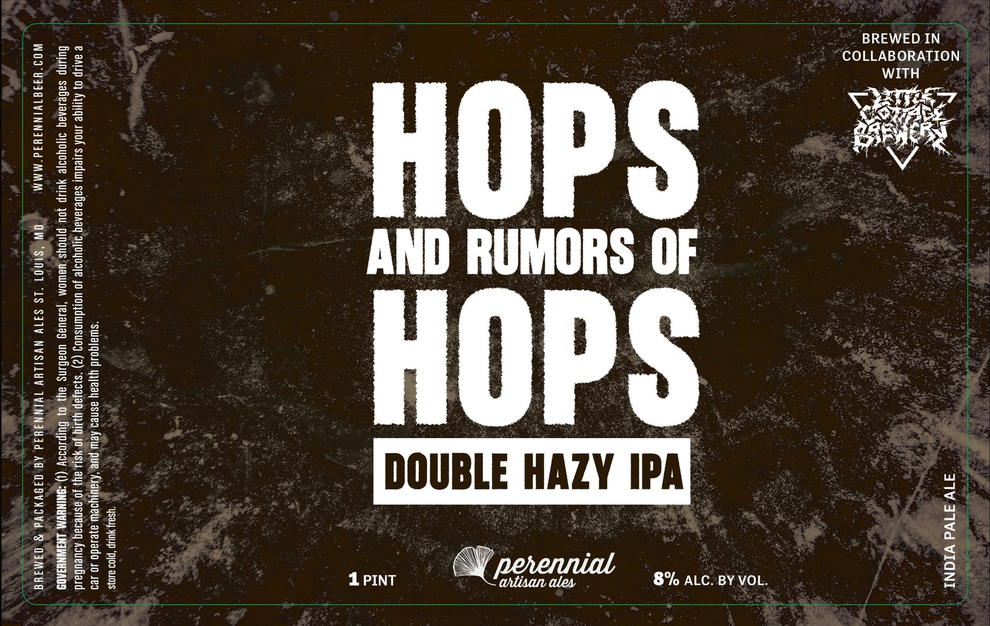 Hops and Rumors of Hops by Perennial Artisan Ales - beer label