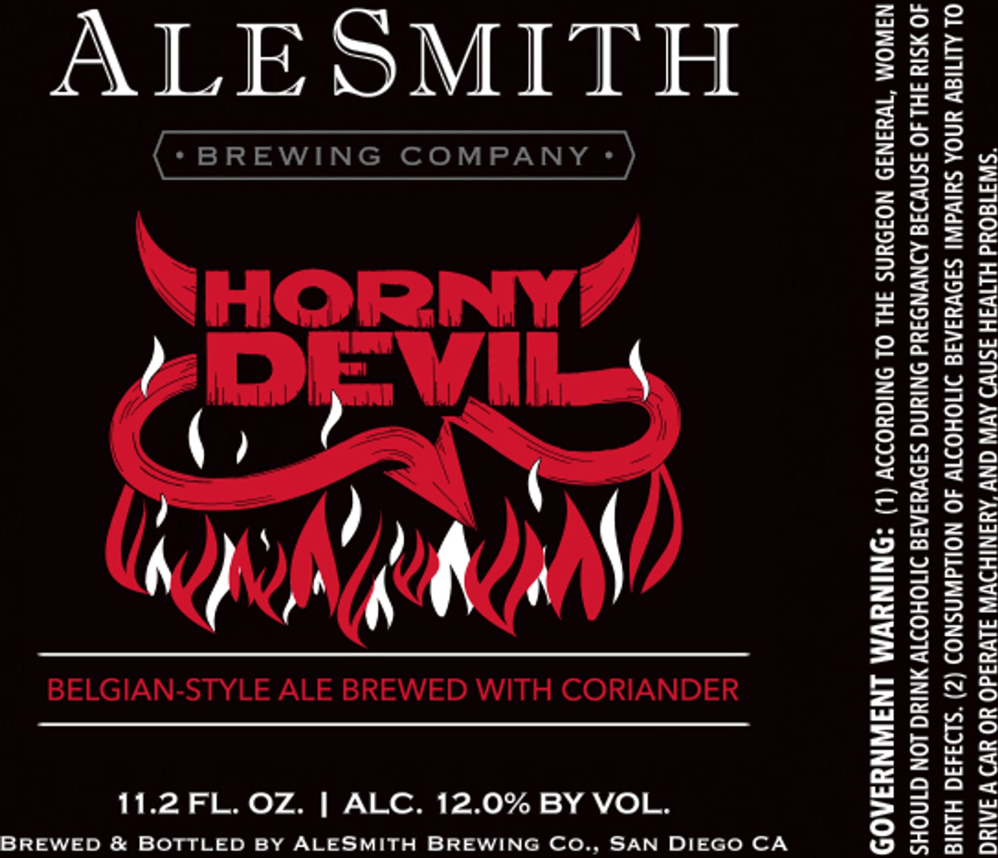 Horny Devil by Alesmith Brewing Co. - beer label