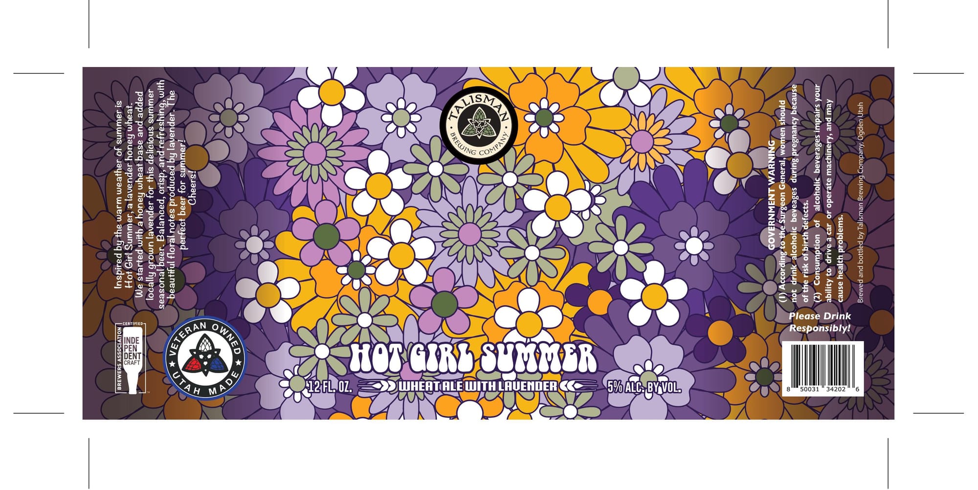 Hot Girl Summer by Talisman Brewing Company - beer label