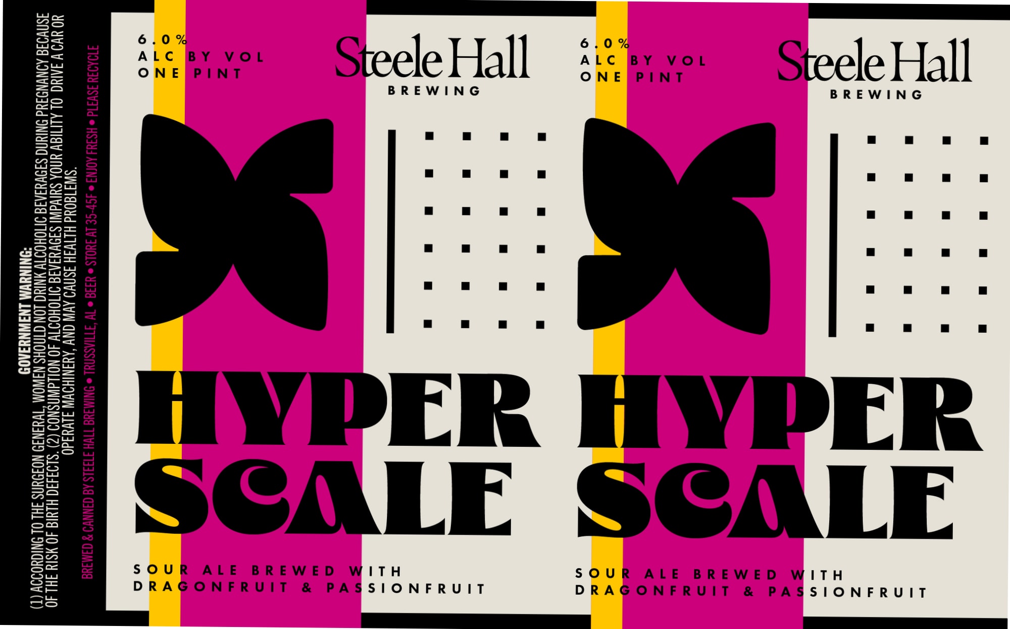 Hyper Hyper Scale Scale by Steele Hall Brewing - beer label