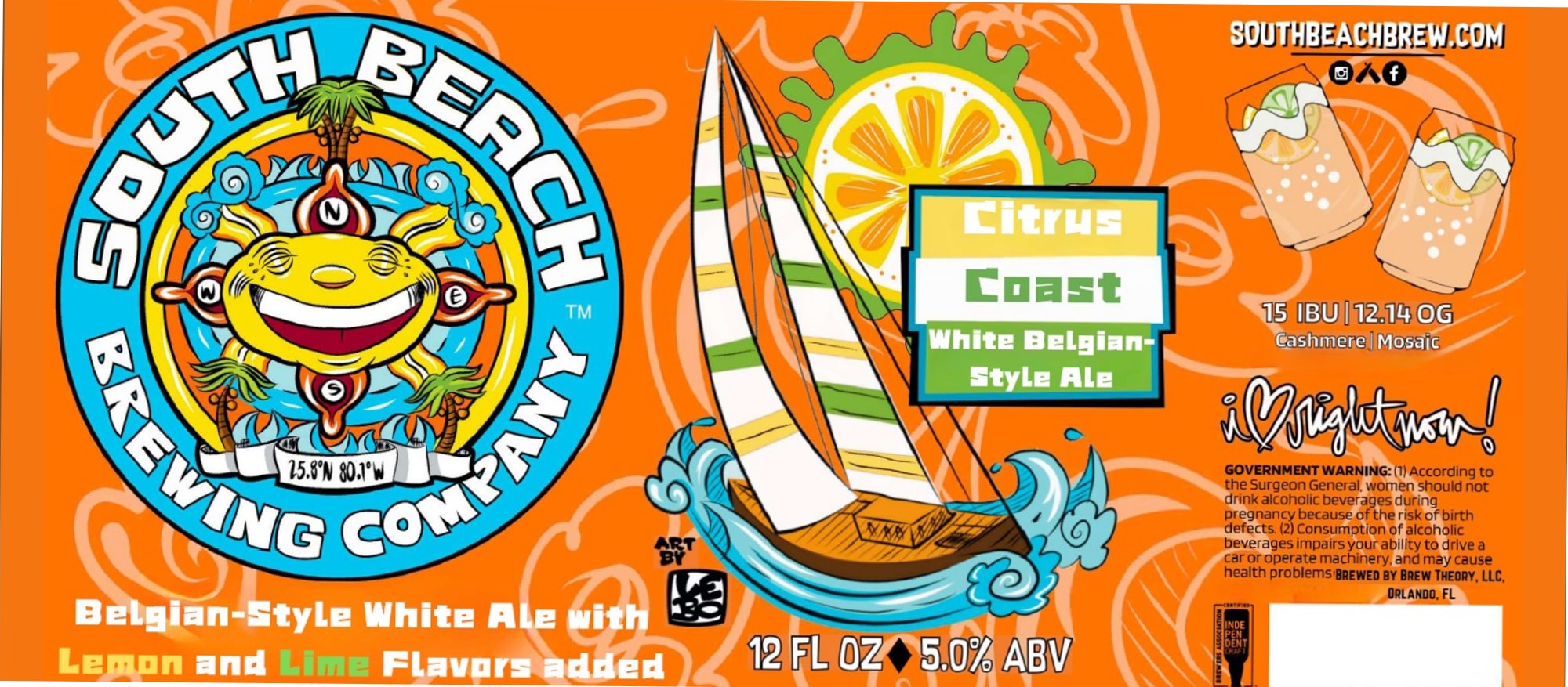 iBrighton by South Beach Brewing Company - beer label