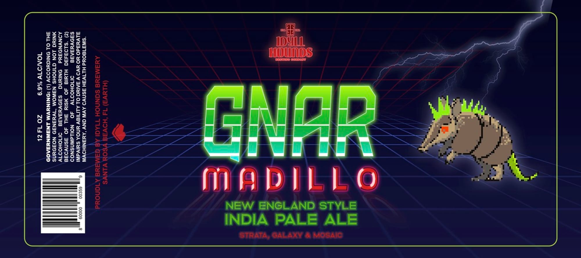 Madillo by Idyll Hounds Brewery - beer label