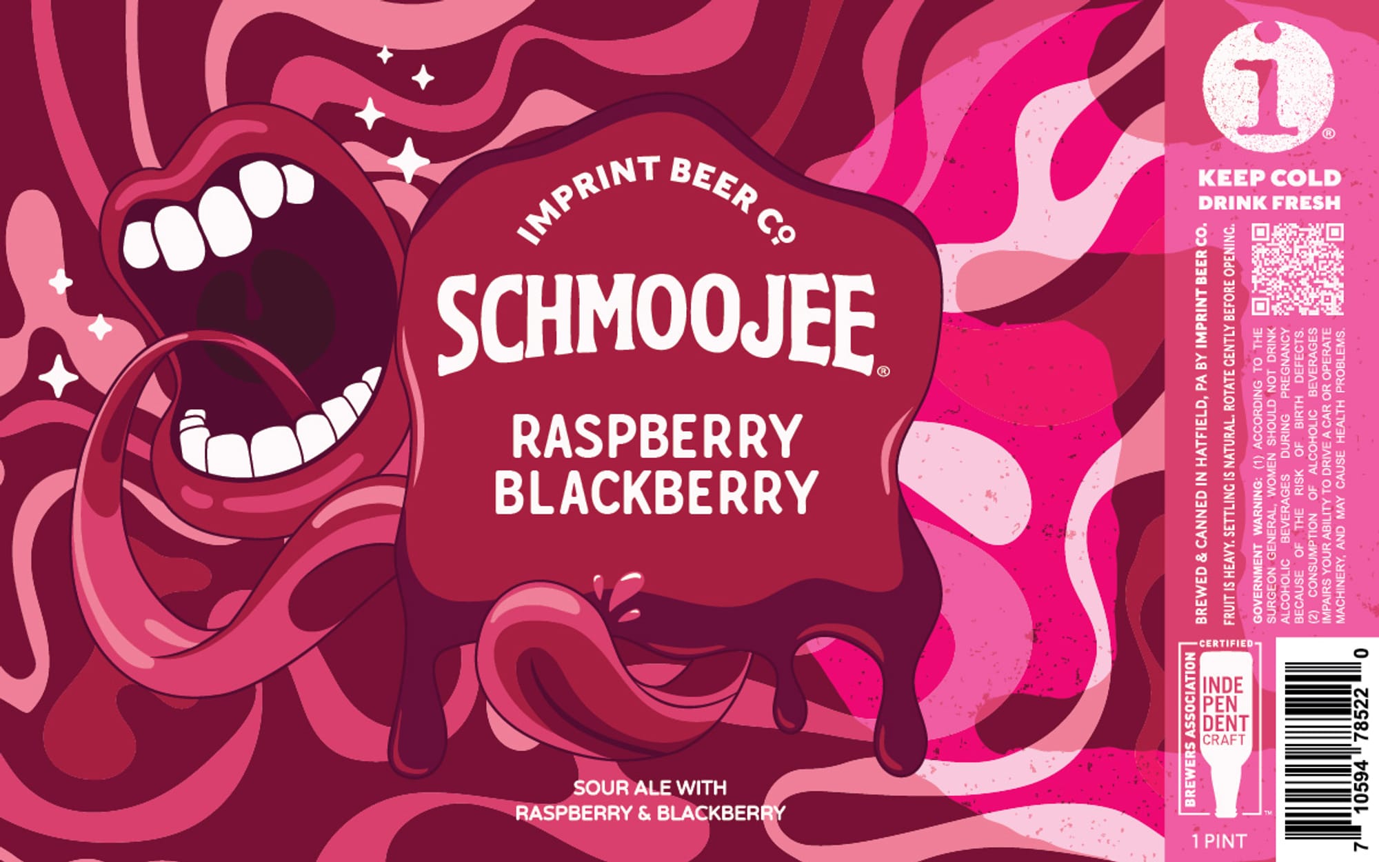 Schmoojee by Imprint Beer Co. - beer label
