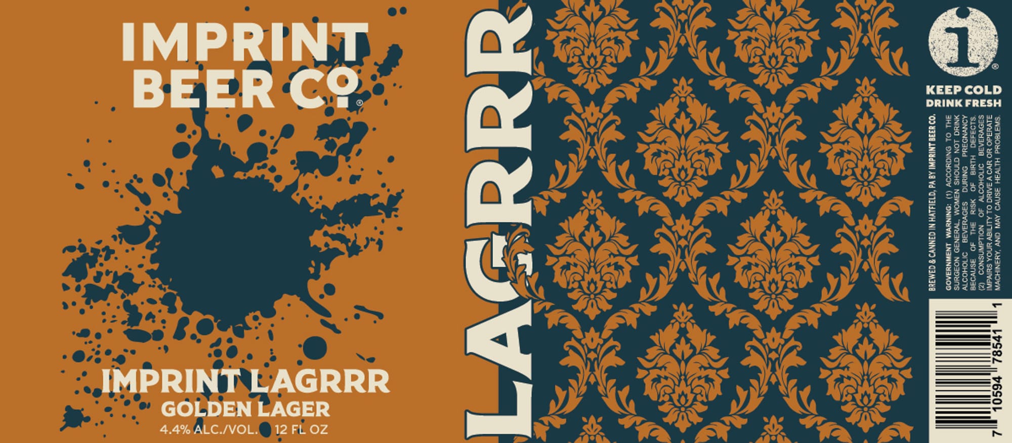 Lagrrr by Imprint Beer Co. - beer label