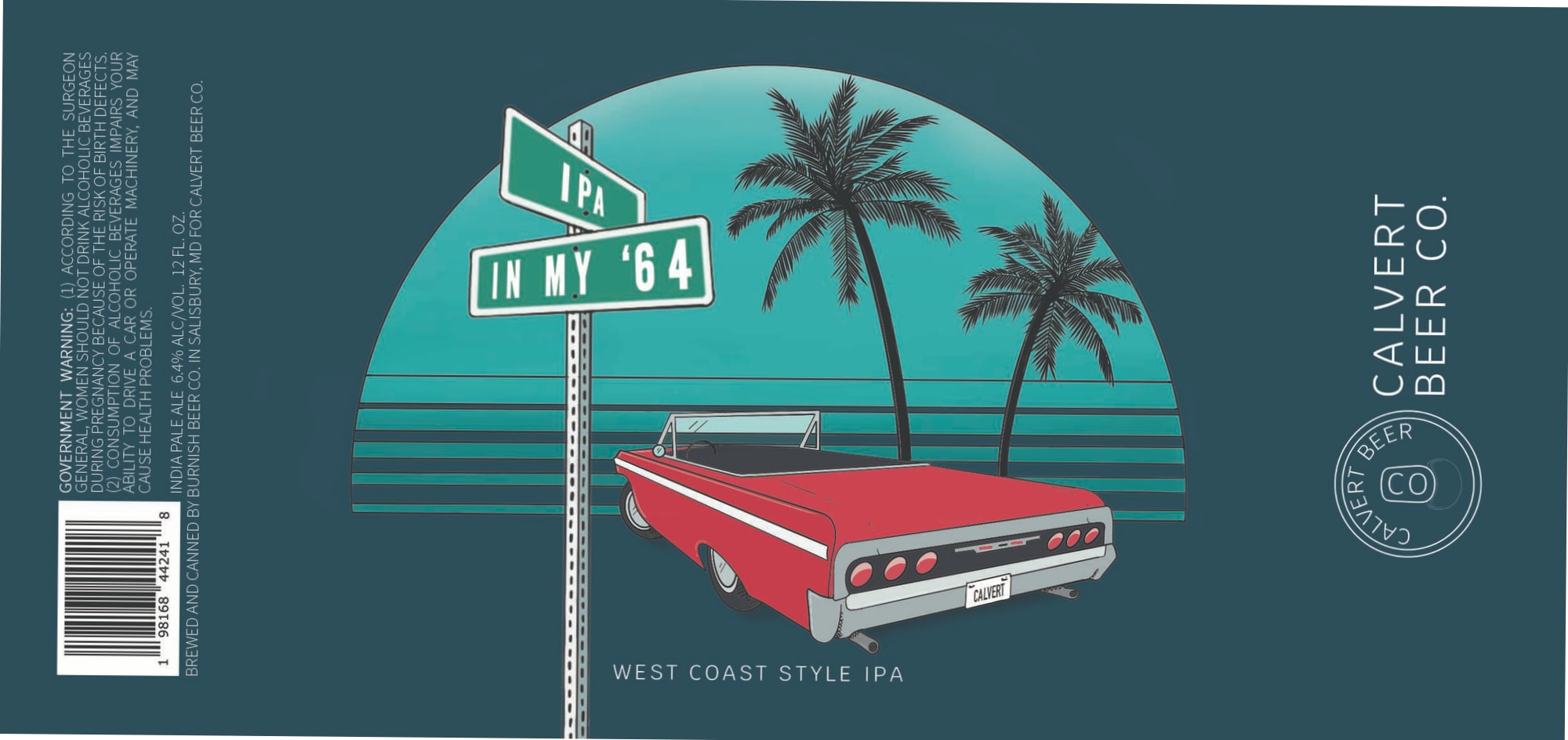 In My ‘64 by Calvert Beer Co. - beer label