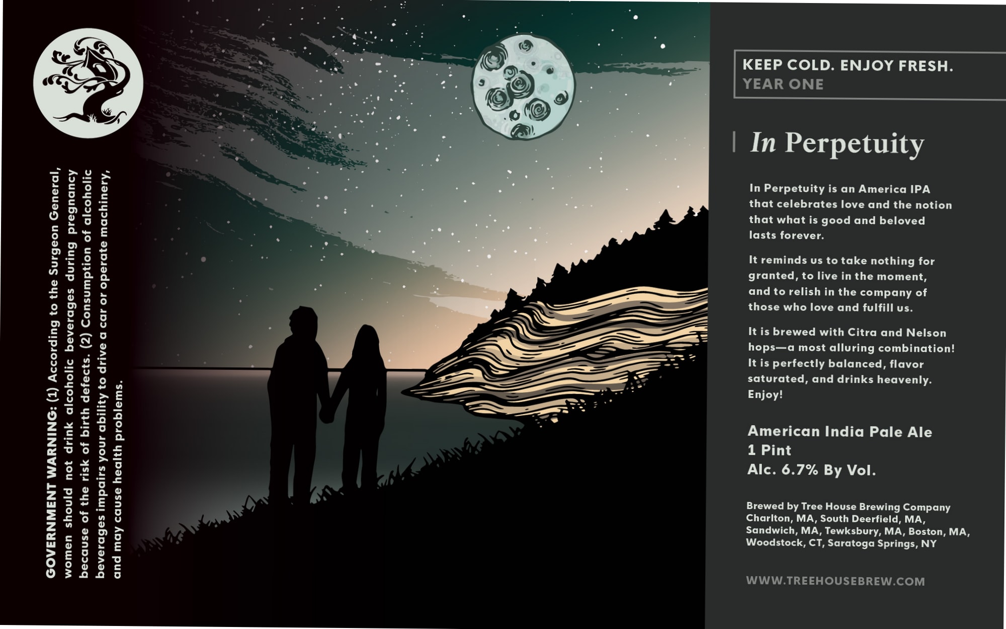 In Perpetuity by Tree House Brewing Company - beer label