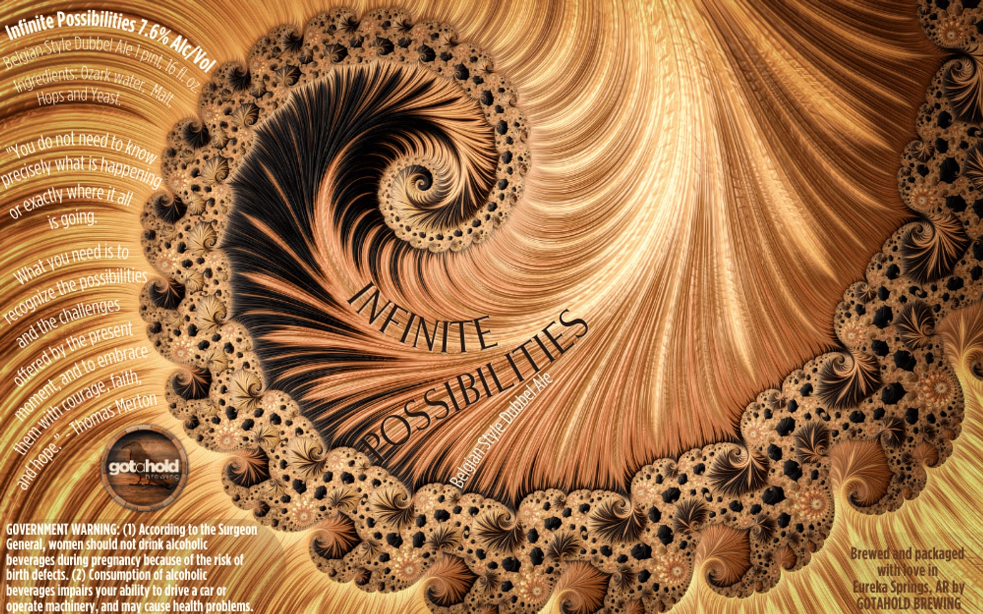 Infinite Possibilities by Gotahold Brewing - beer label