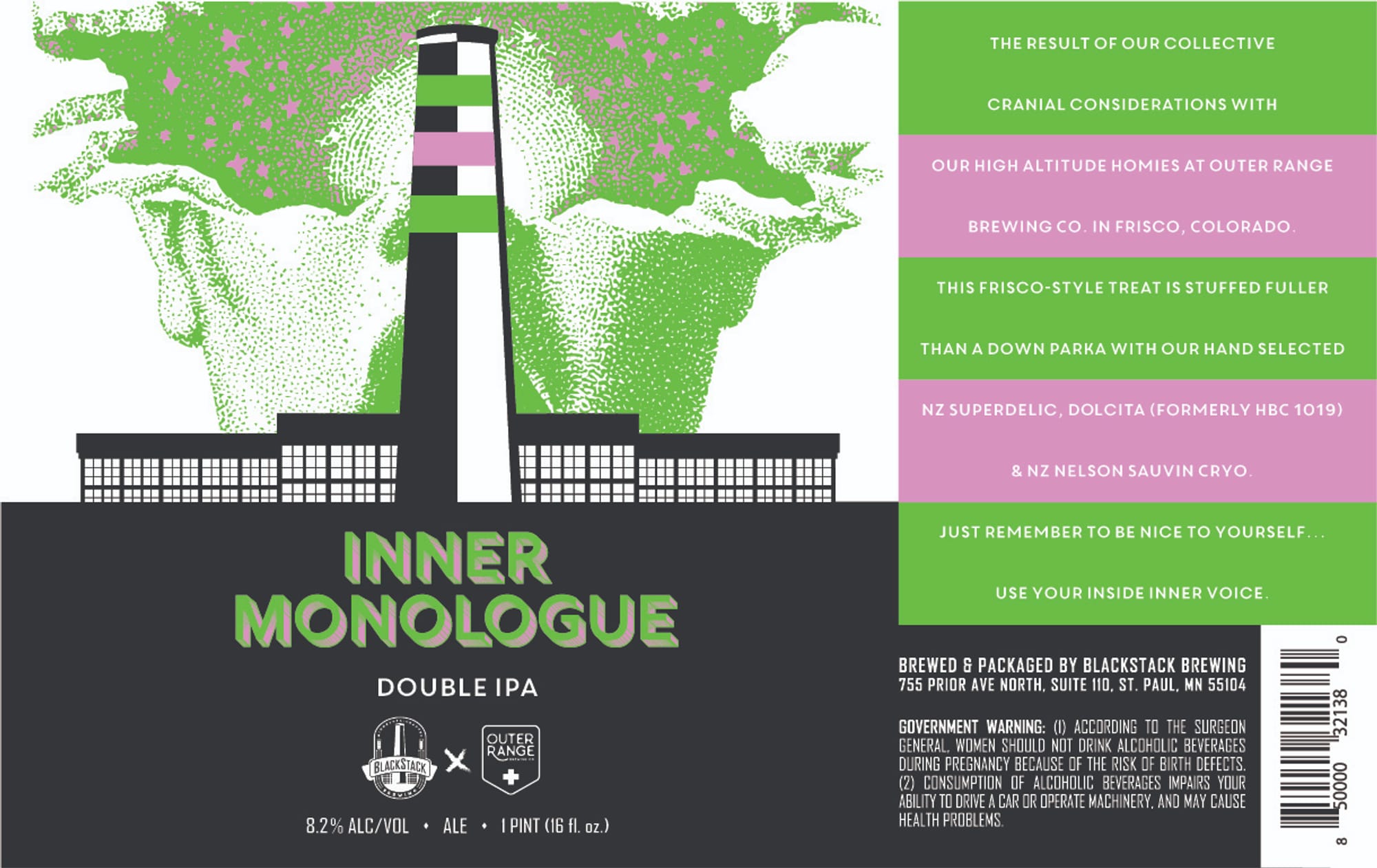 Inner Monologue by Blackstack Brewing - beer label