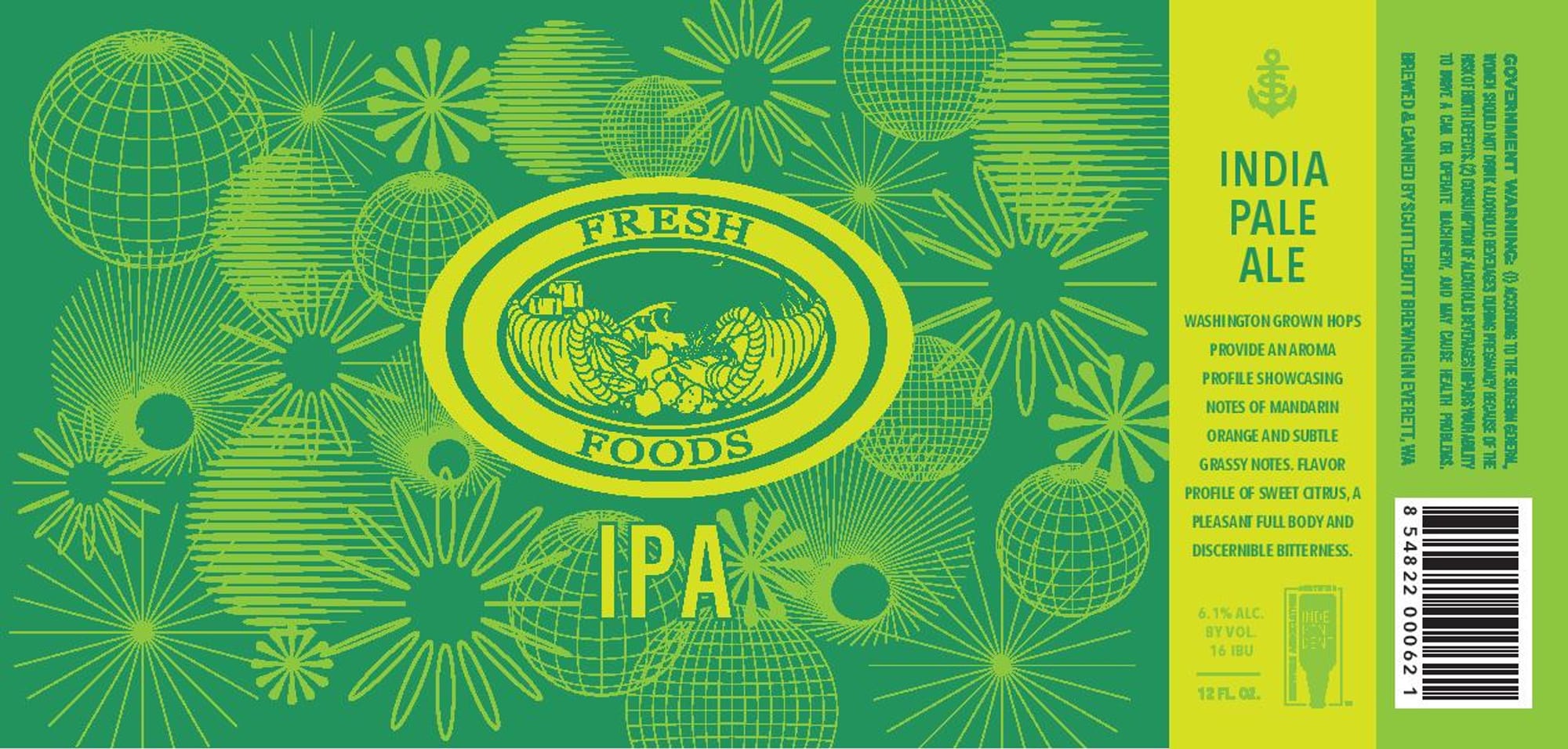 IPA by Suttlebutt Brewing - beer label