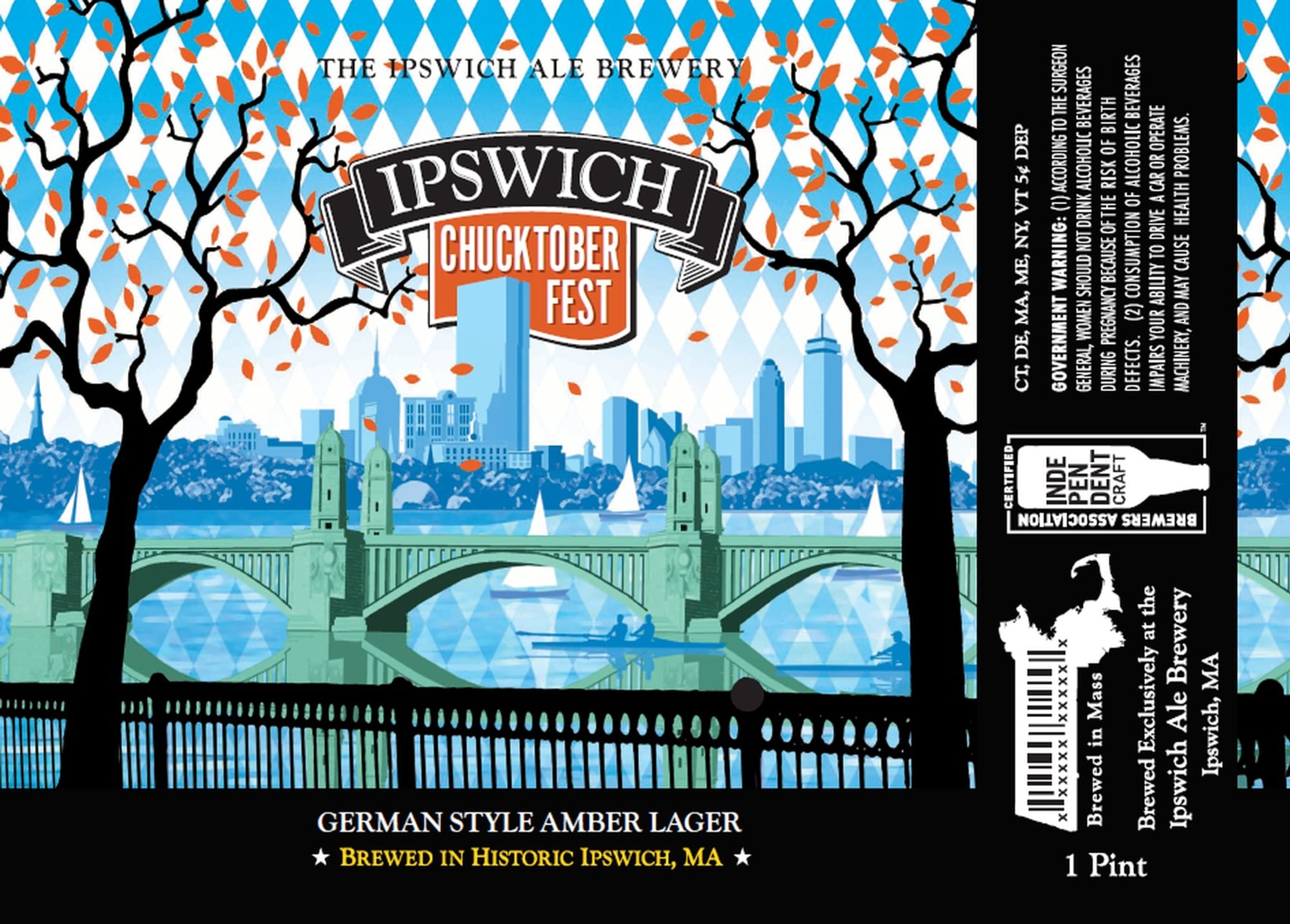 Chucktoberfest by The Ipswich Ale Brewery - beer label