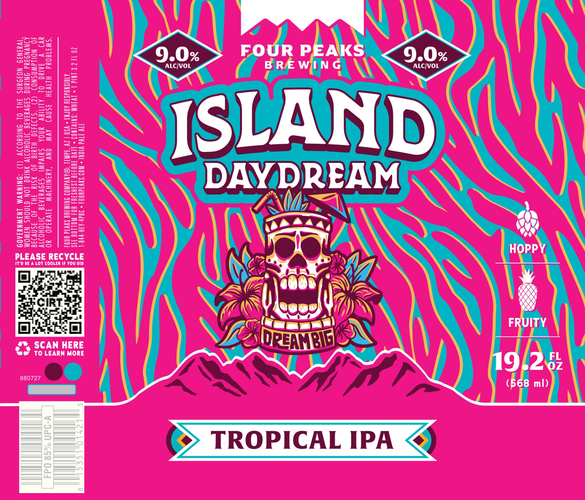 Island Daydream by Four Peaks Brewing - beer label