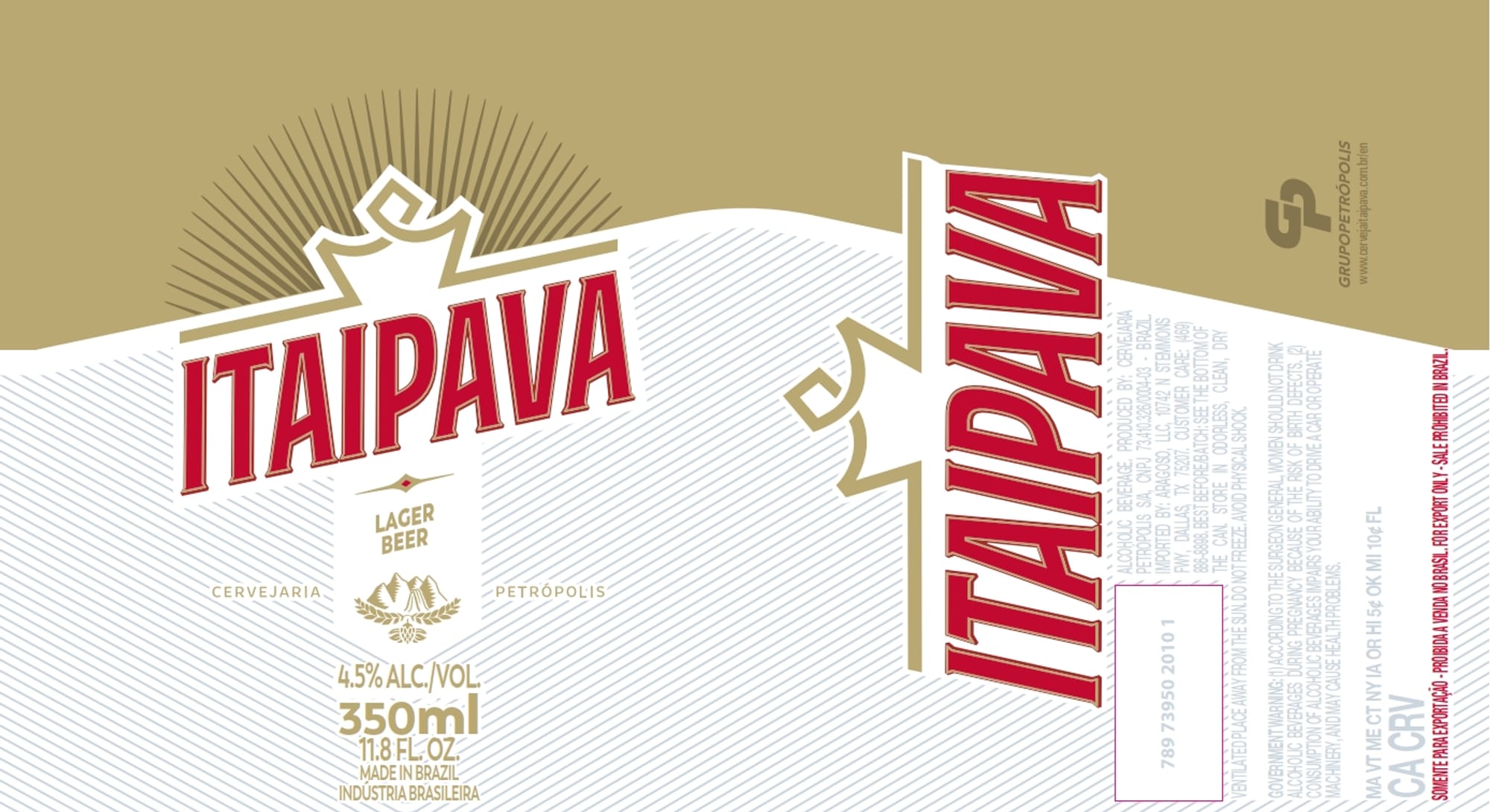 Itaipava by Grupo Petrópolis - beer label