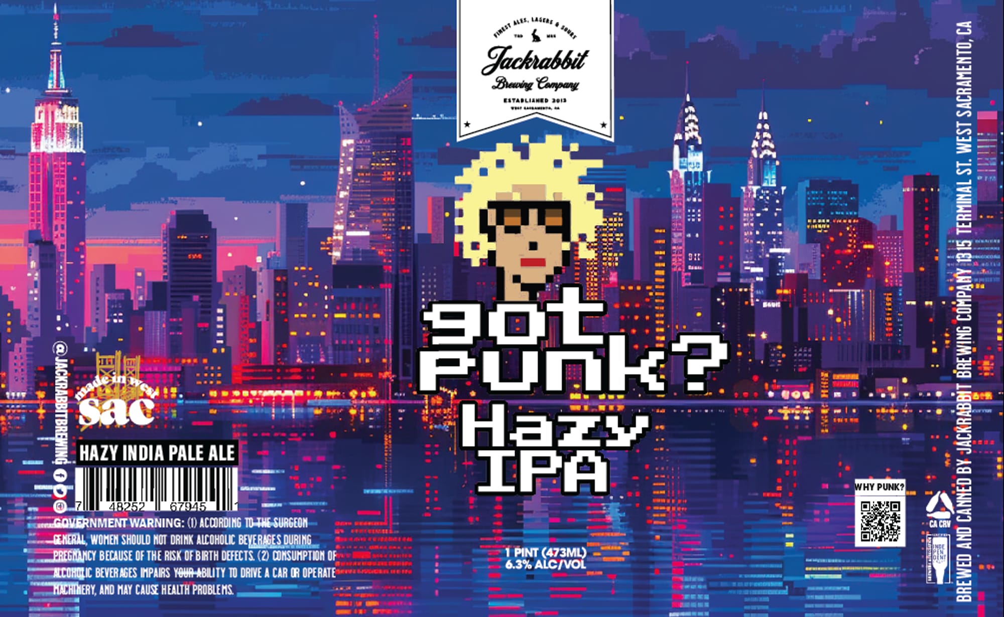 Got Punk? by Jackrabbit Brewing Company - beer label