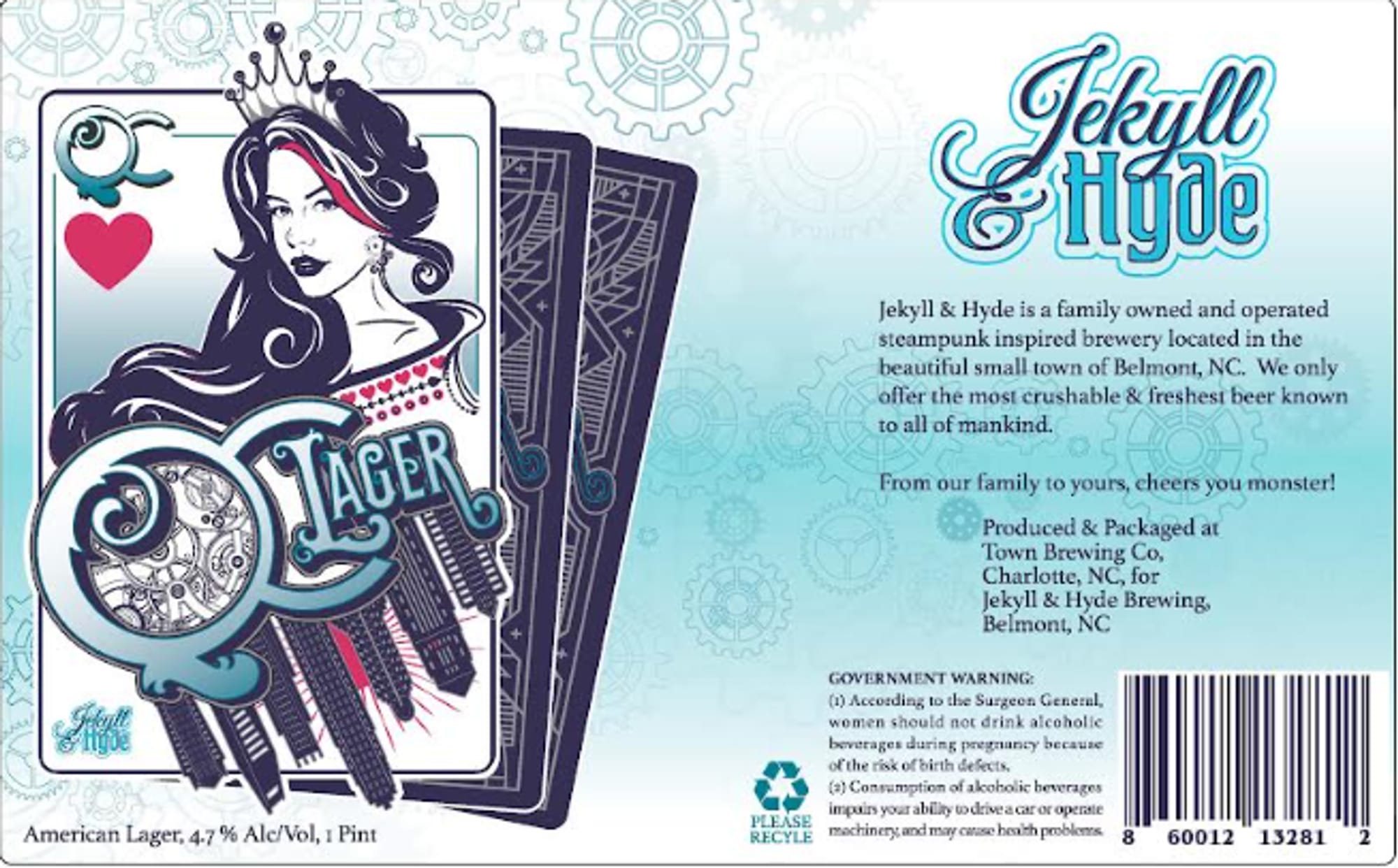 Jager by Jekyll & Hyde Brewing - beer label