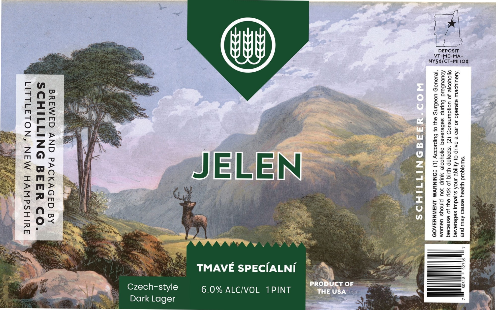 Jelen by Schilling Beer Co. - beer label