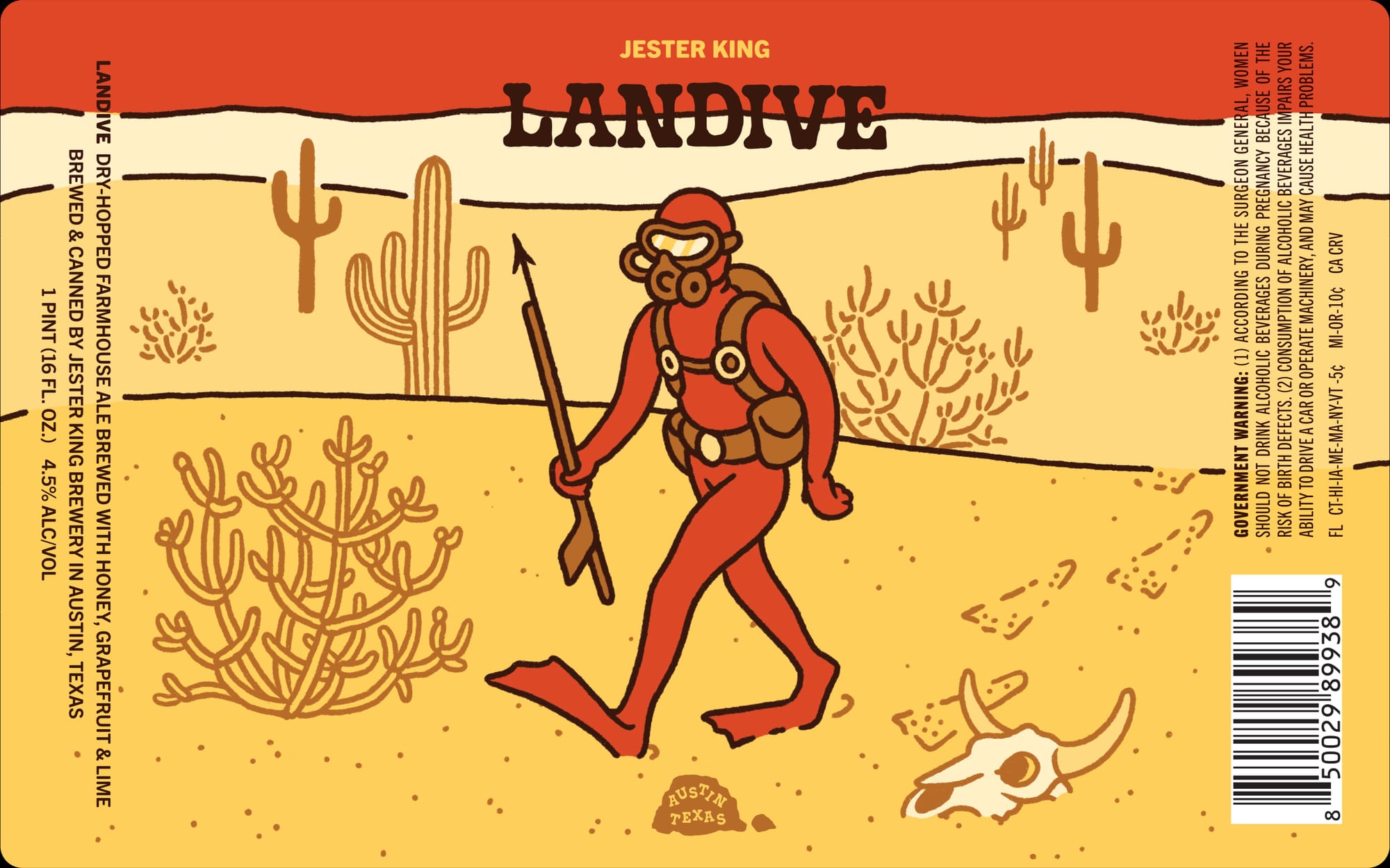 Landive by Jester King Brewery - beer label
