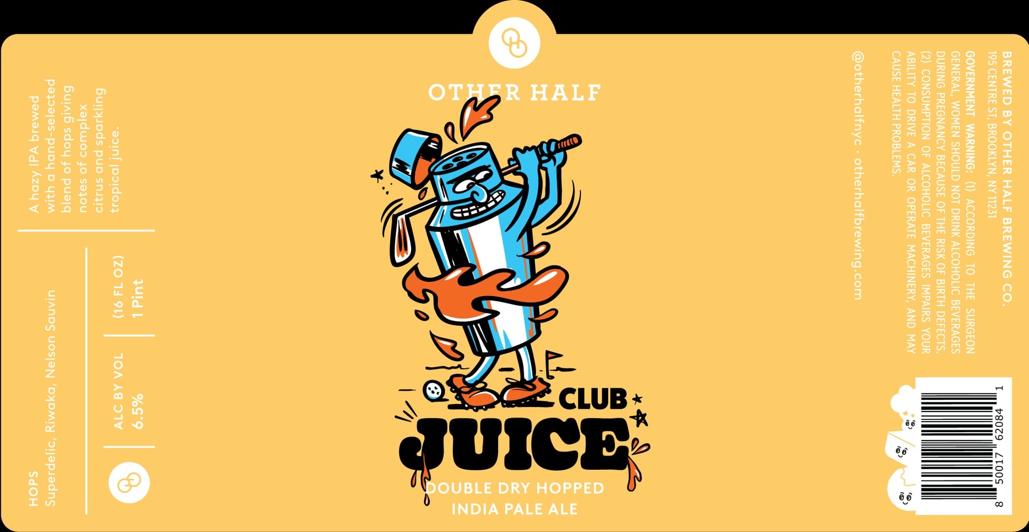 Juice Club by Other Half Brewing Co. - beer label