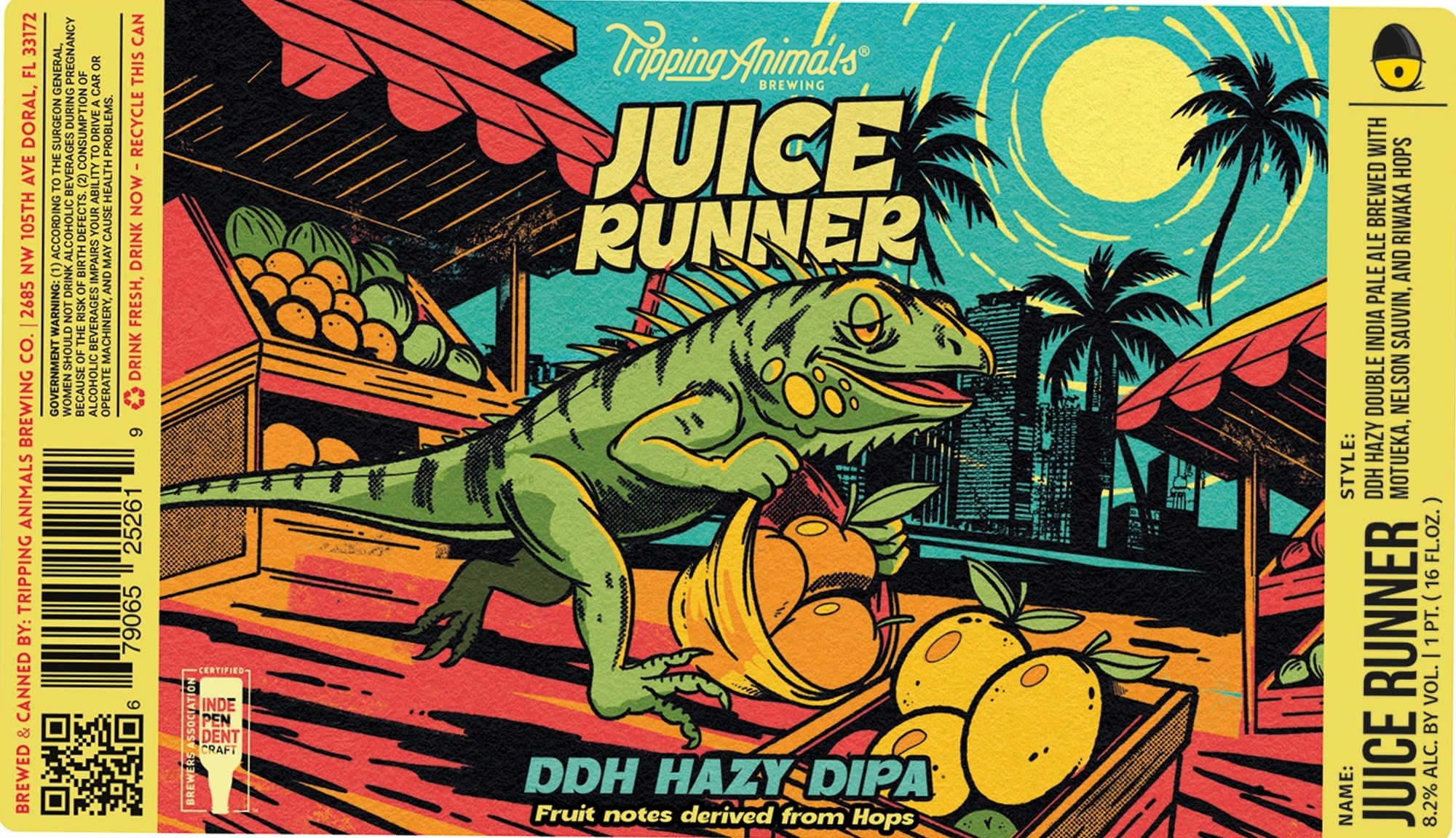 Juice Runner by Tripping Animals Brewing - beer label