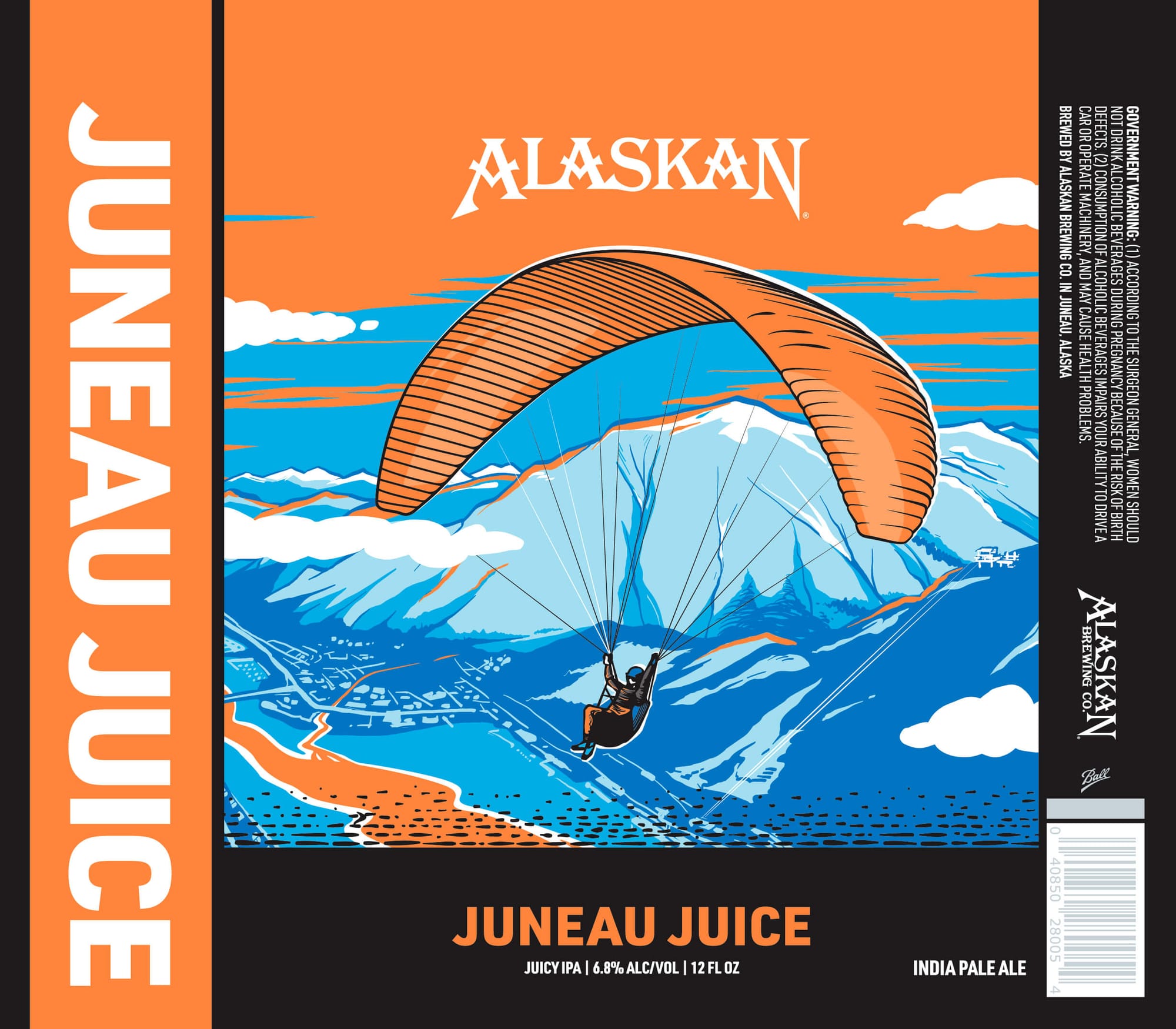 Juneau Juice by Alaskan Brewing Co. - beer label