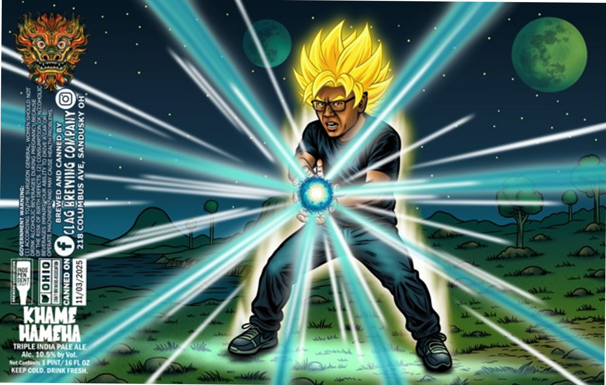 Kameha by Clag Brewing Company - beer label