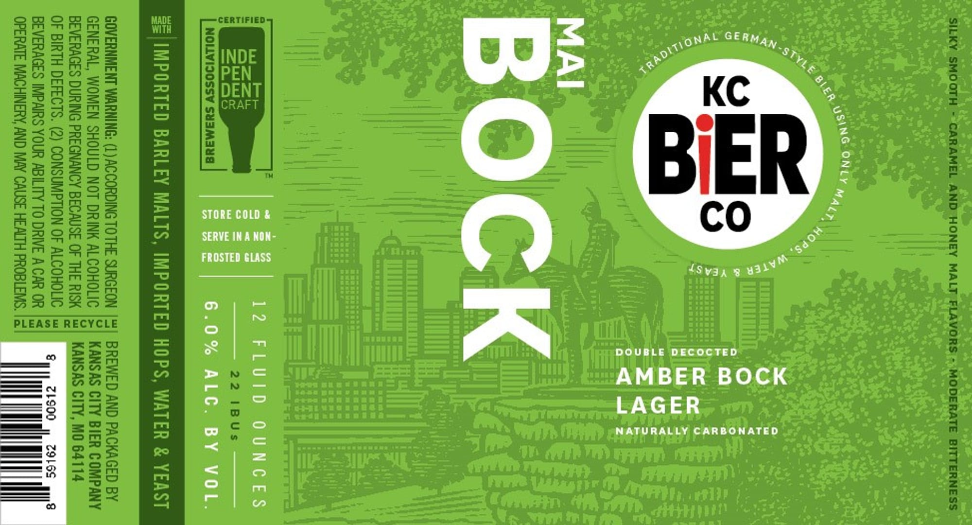 Bock Bier Co. by Kansas City Bier Co. - beer label
