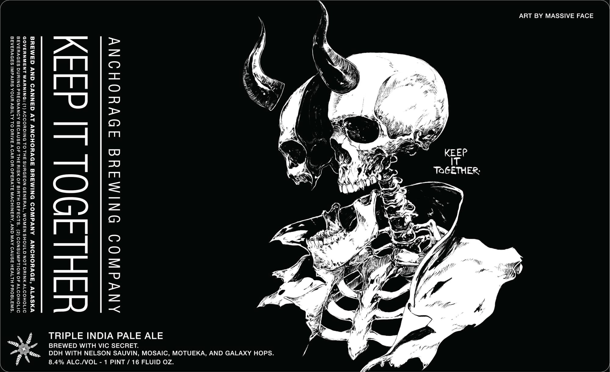 Keep It Together by Anchorage Brewing Company - beer label